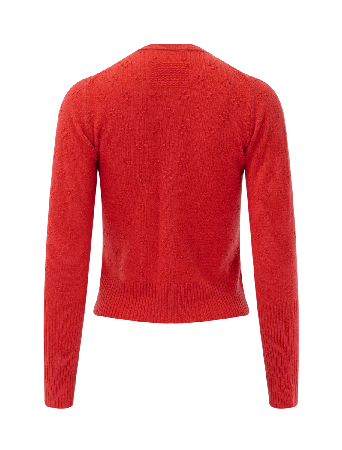 compass jane cardigan in scarlet - Image 3