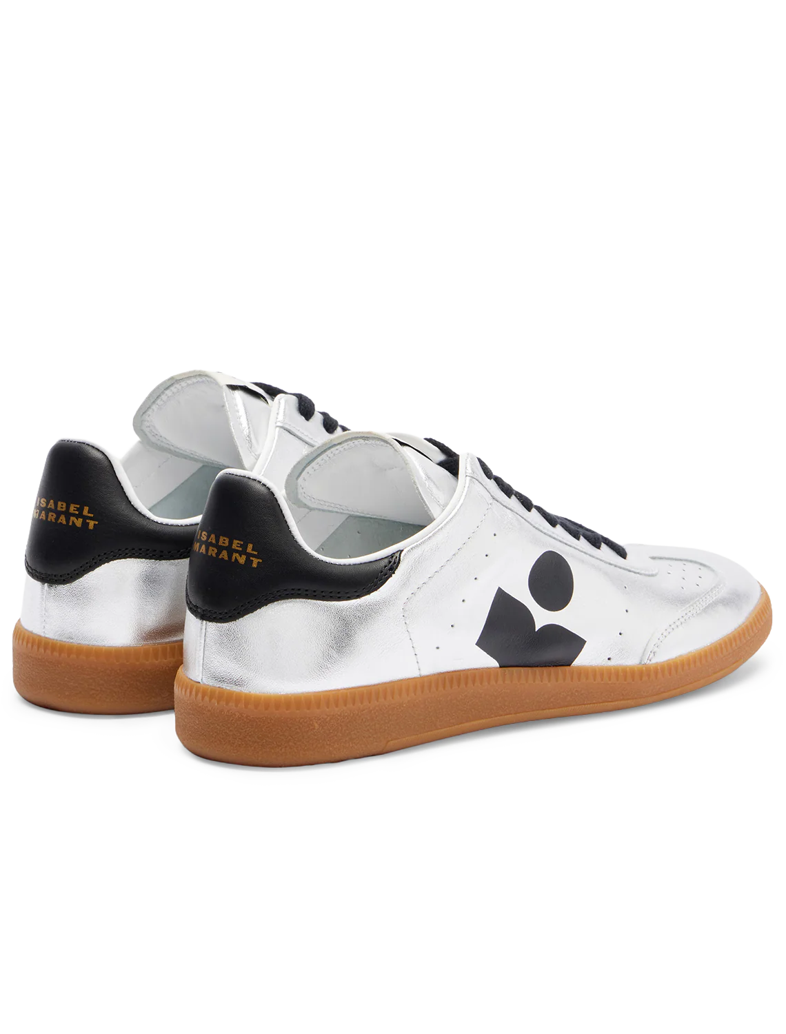 kaycee sneaker in silver and black - Image 3