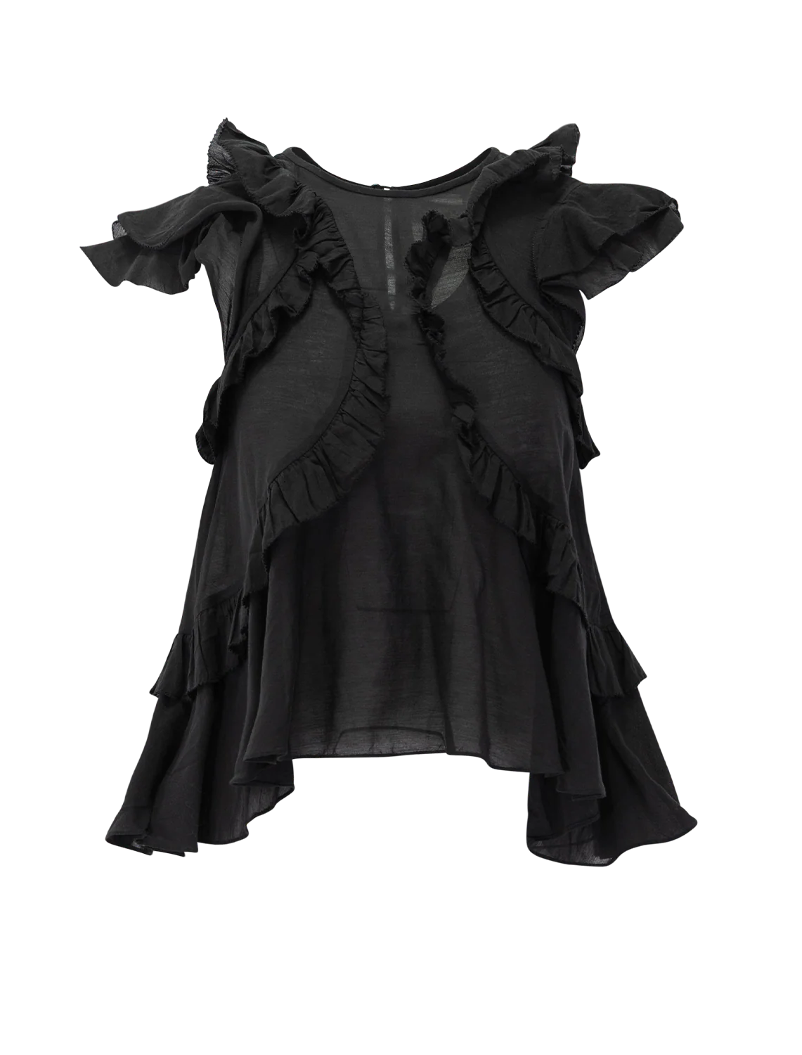 nalou top in black