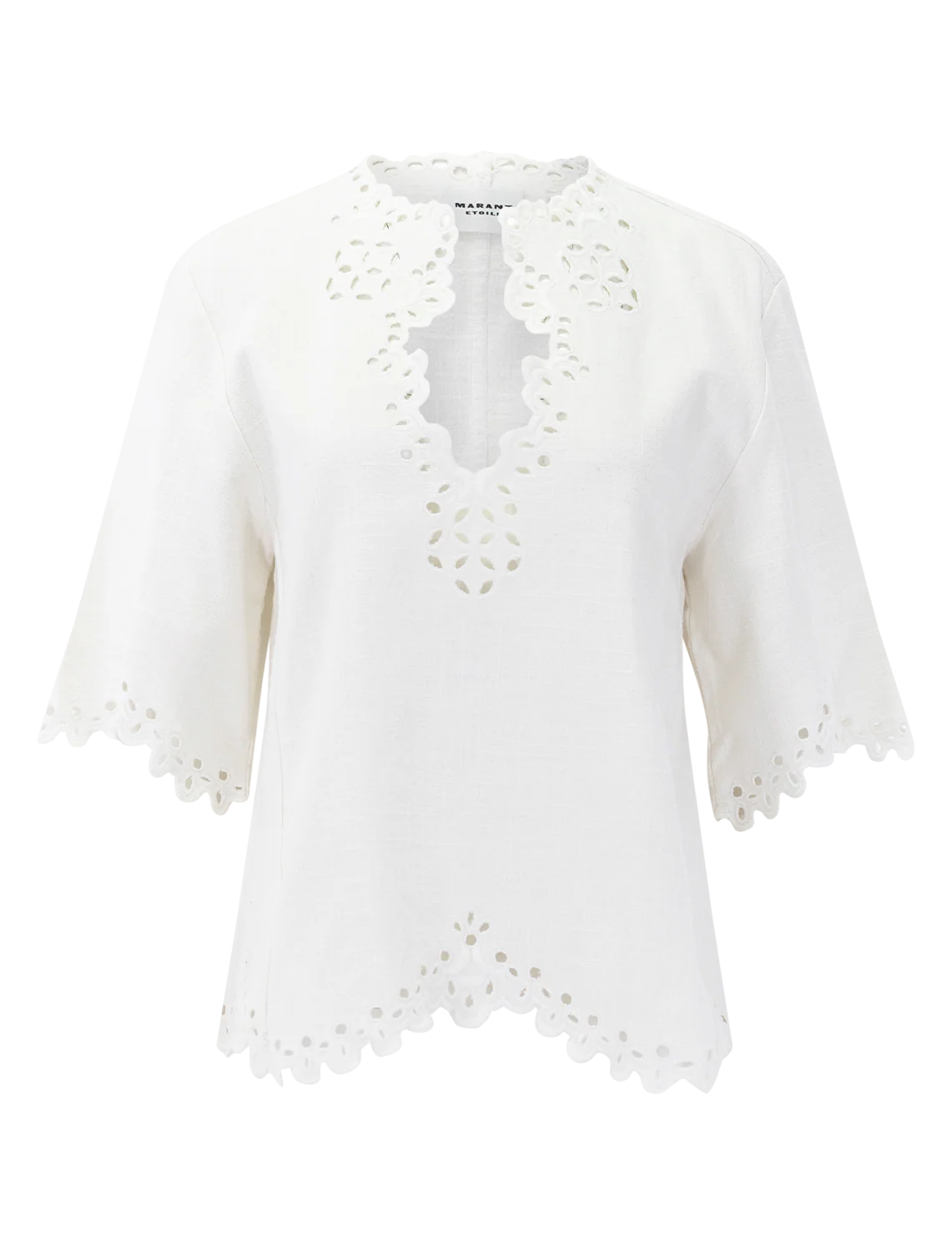 shana tunic in white