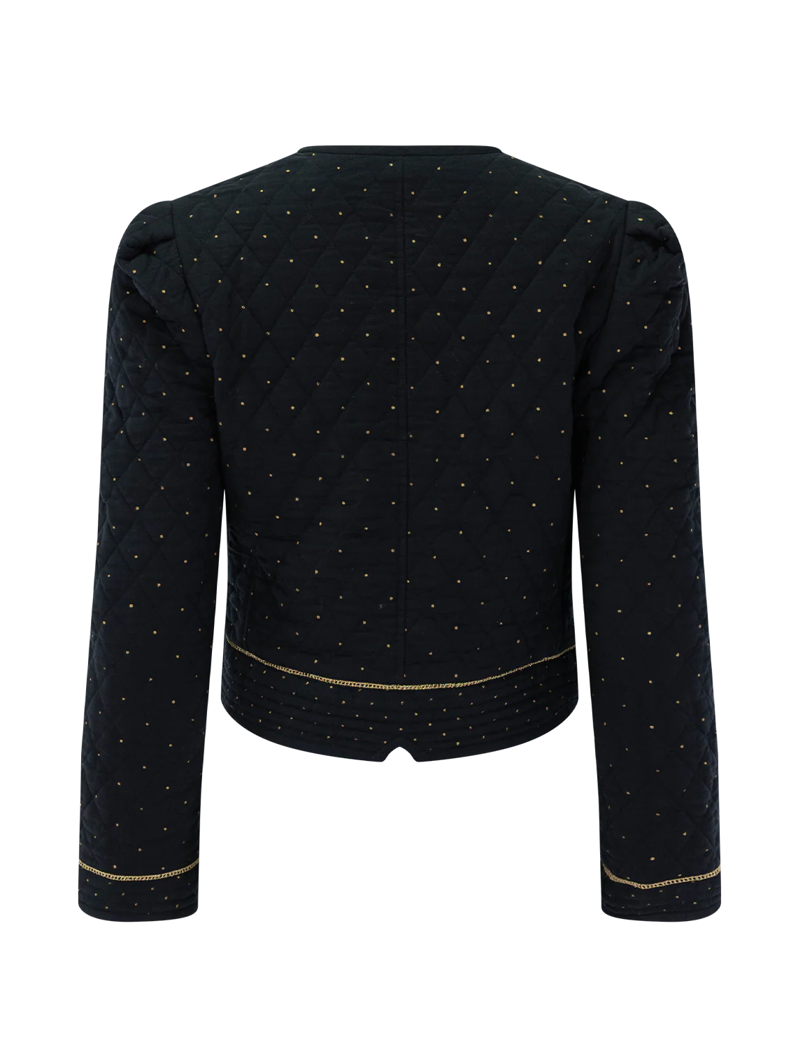 vania jacket in black and gold - Image 3