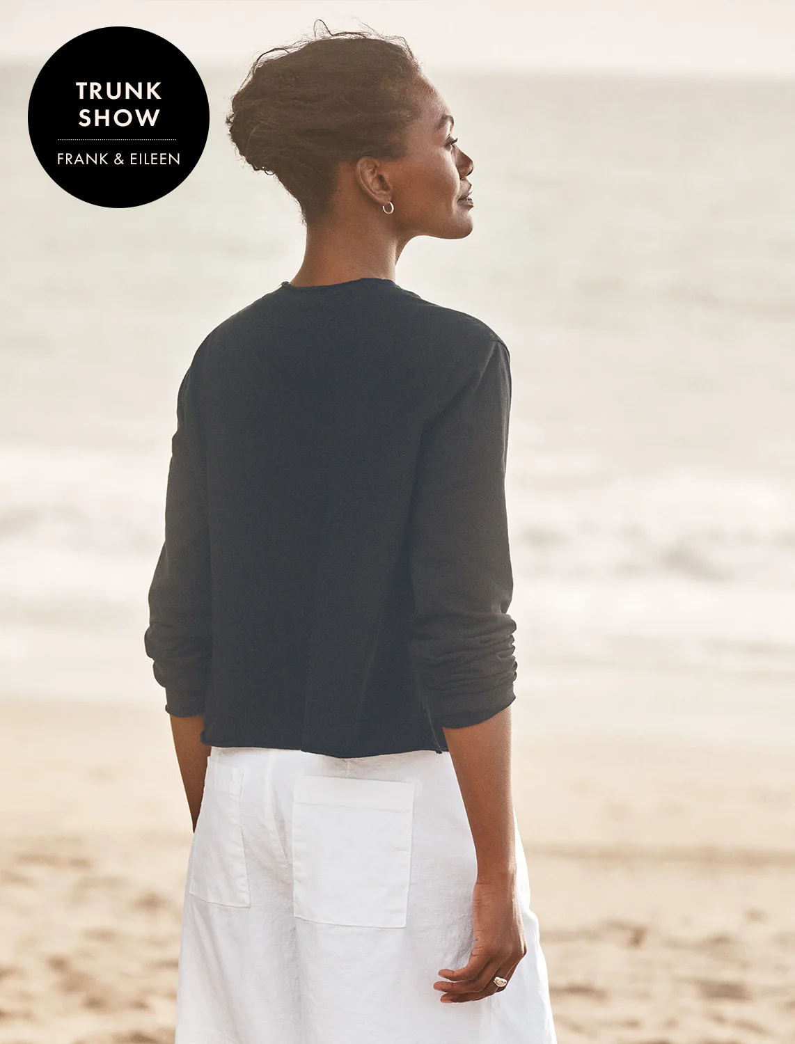 jackie t-shirt cardigan in british royal navy - Image 3