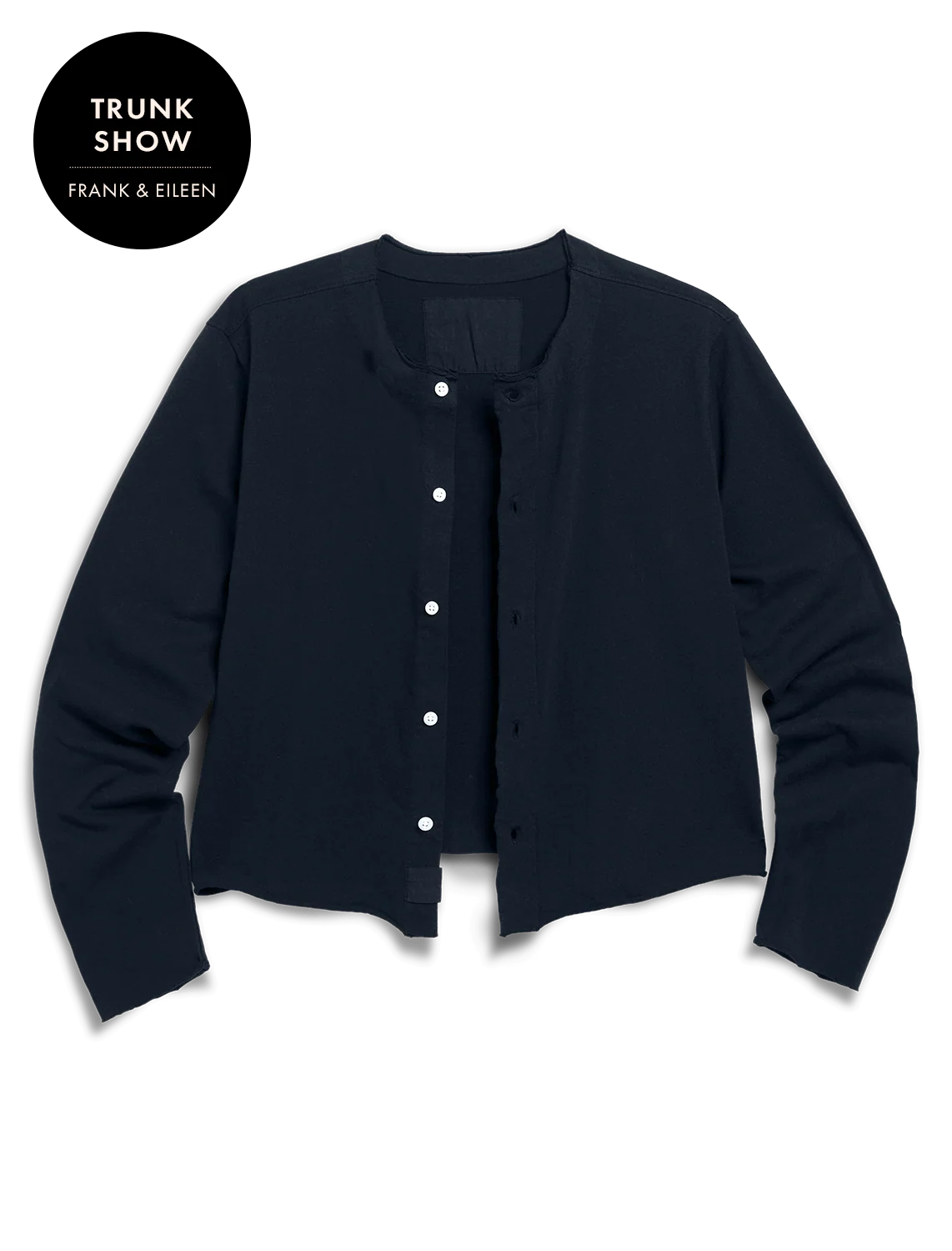 jackie t-shirt cardigan in british royal navy - Image 4