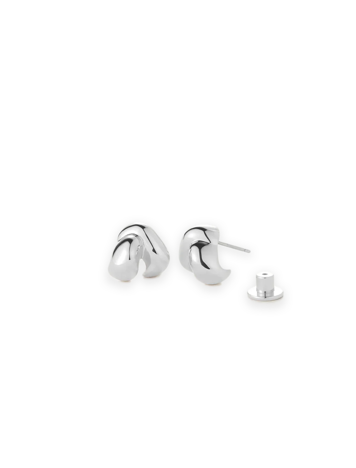 beatrix earrings in silver - Image 3