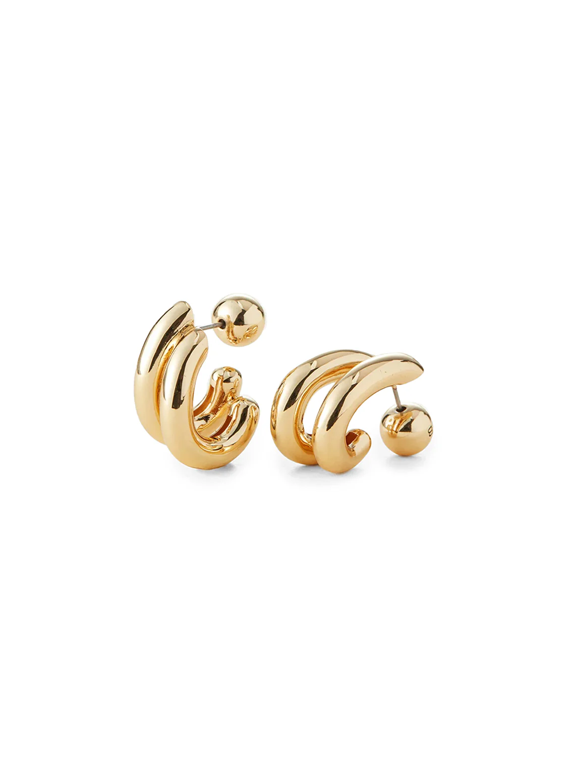 florence earrings in gold