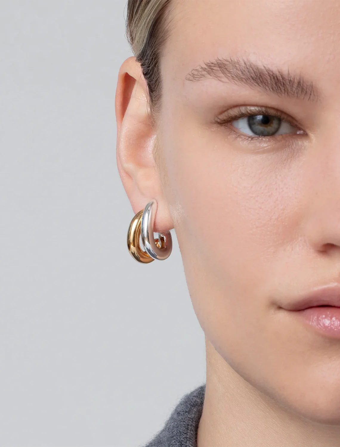 florence earrings in two tone - Image 2