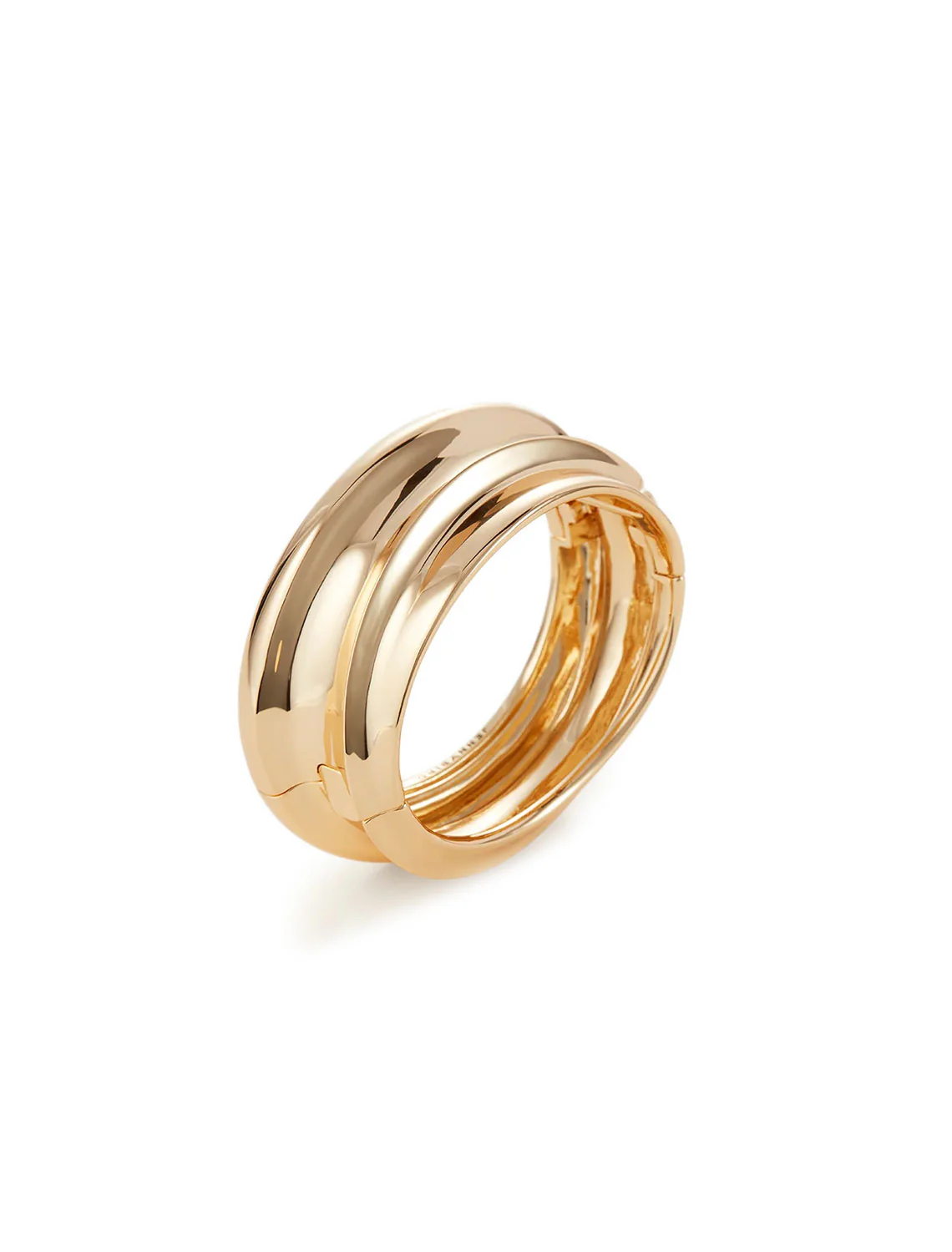 lennon mega bangle in gold - Image 3