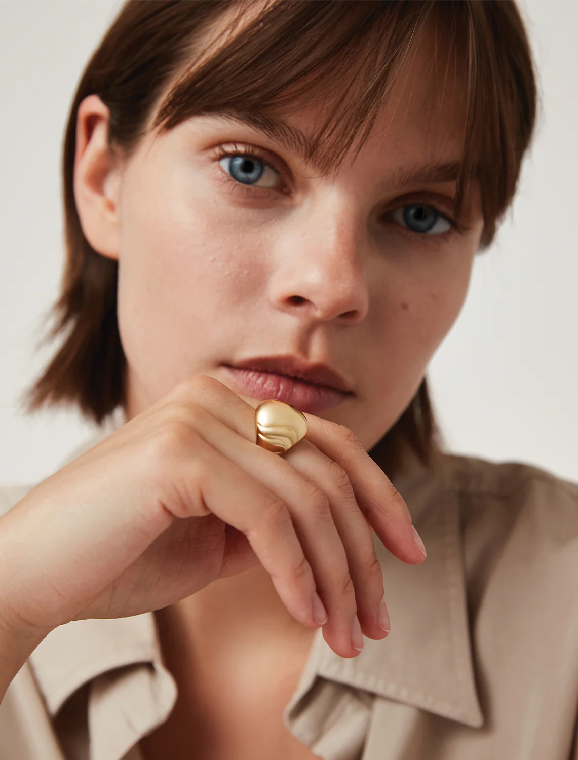 nelle ring in gold - Image 2