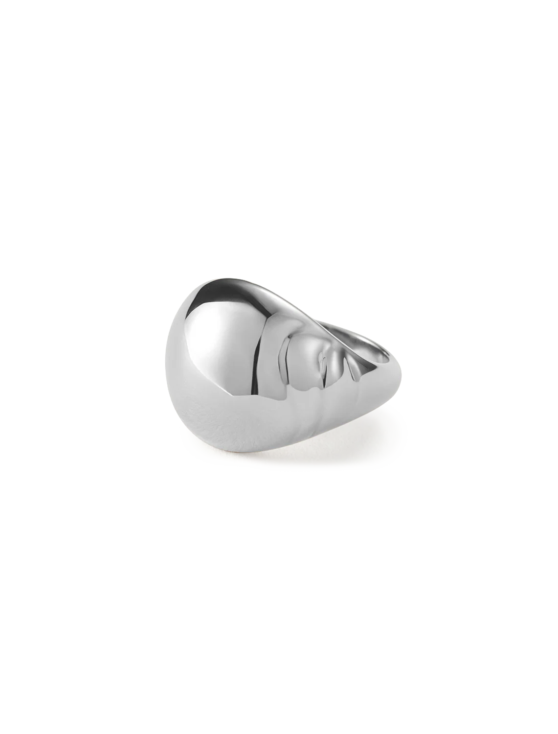nelle ring in platinum