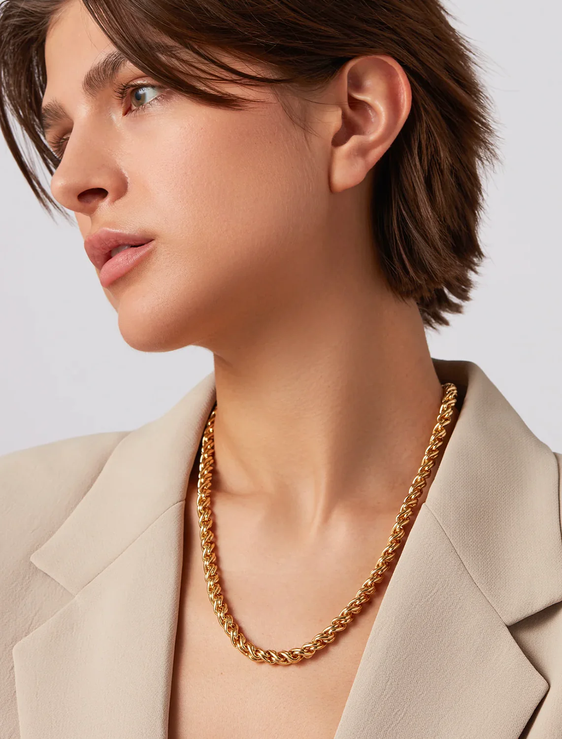 rizzo necklace in gold - Image 2
