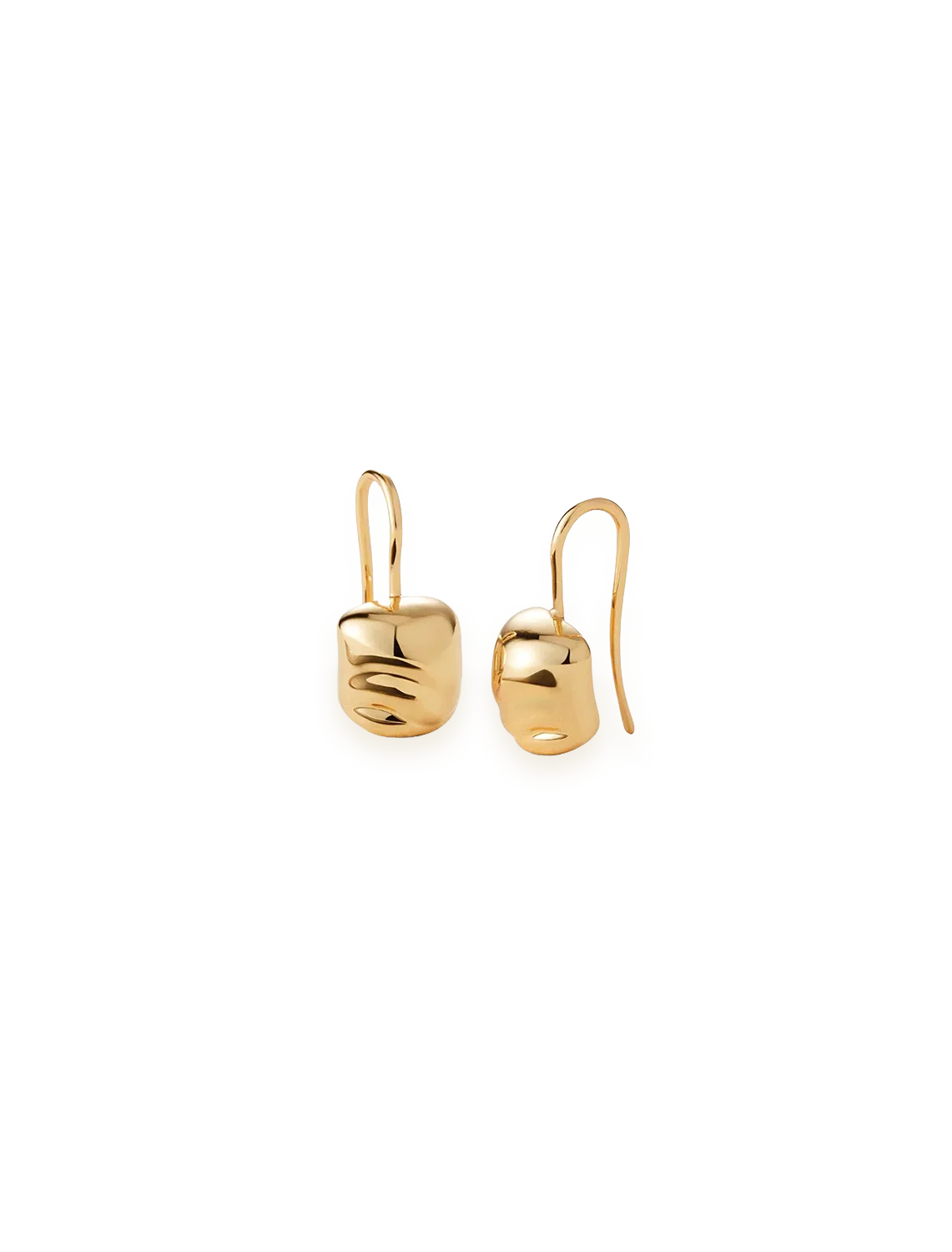 rue drop earrings in gold