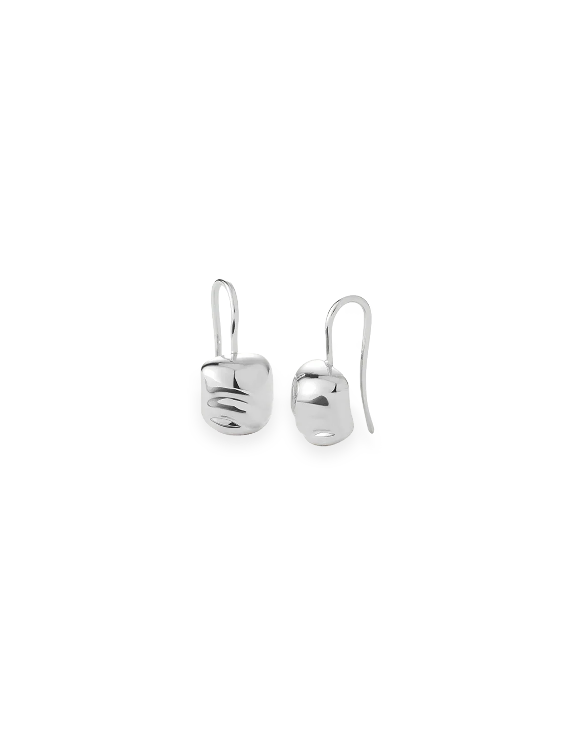 rue drop earrings in silver