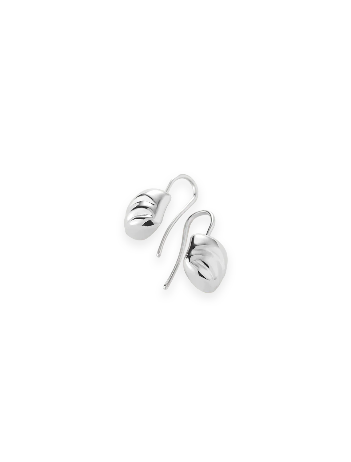 rue drop earrings in silver - Image 3