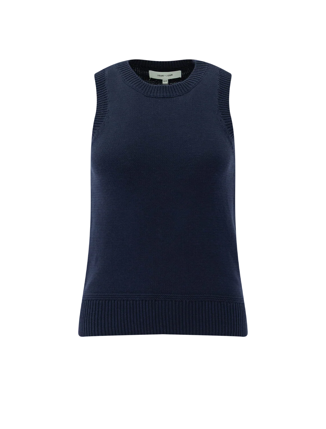 eli knit tank in navy