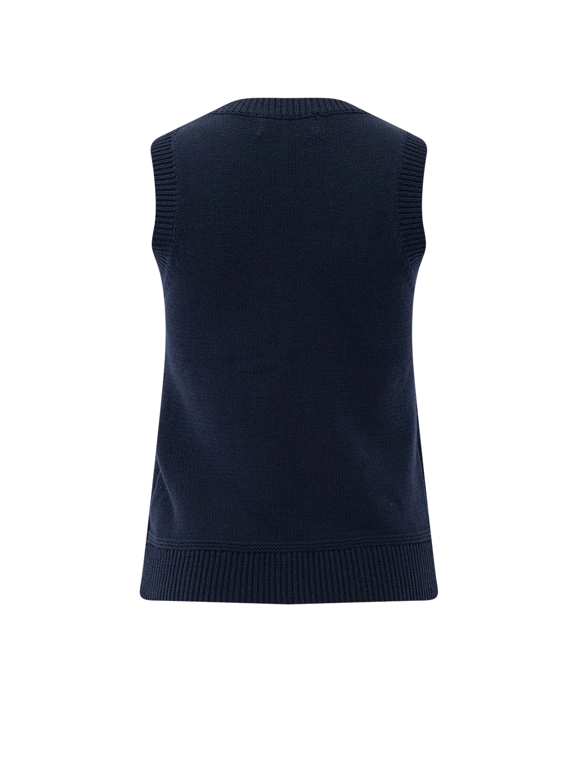 eli knit tank in navy - Image 3