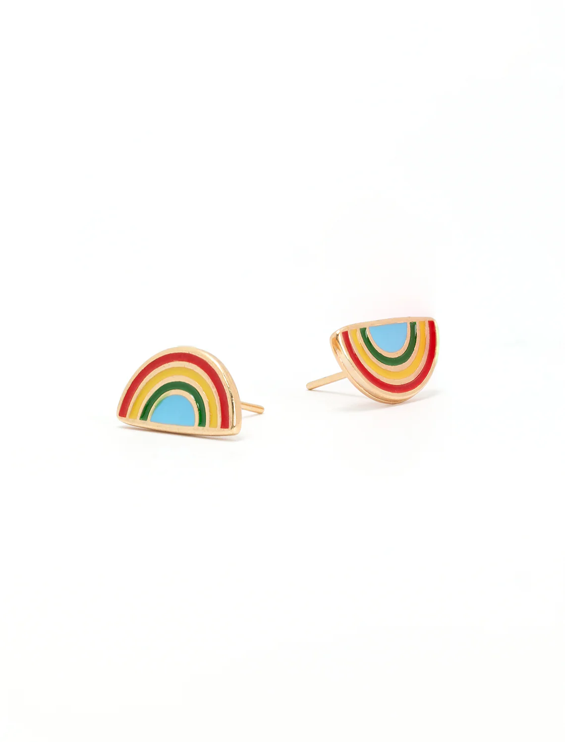 enamel rainbow studs - Image 2