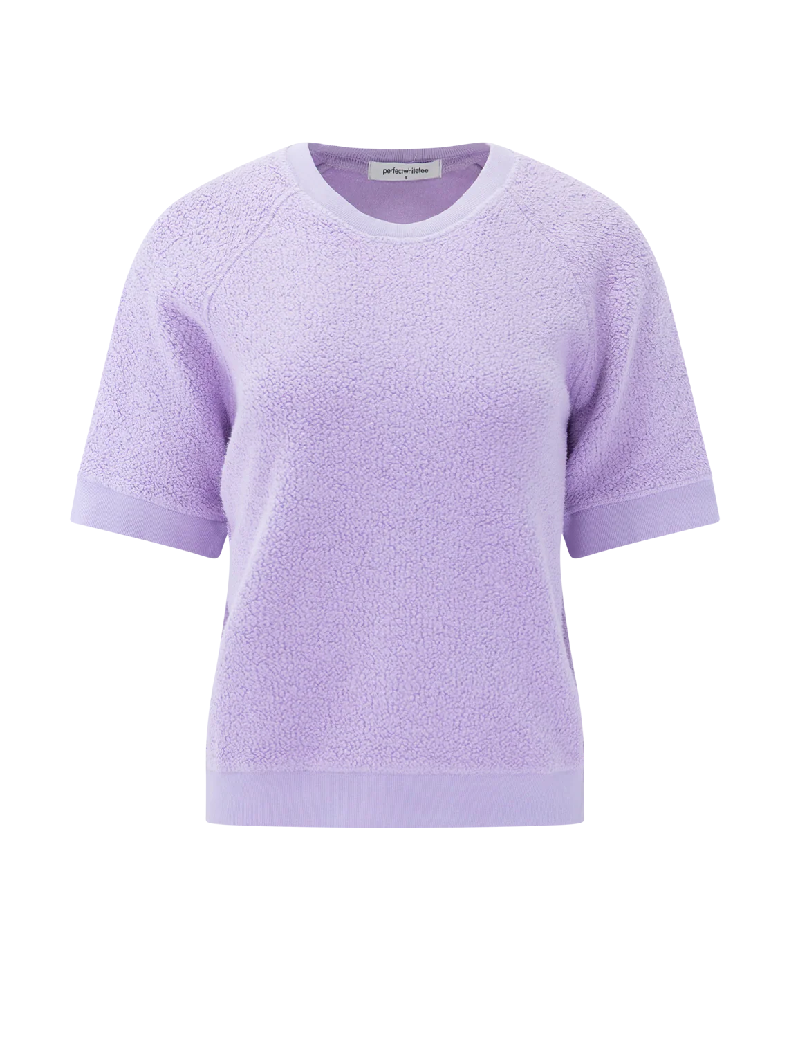 kennedy short sleeve fleece sweatshirt in ultraviolet
