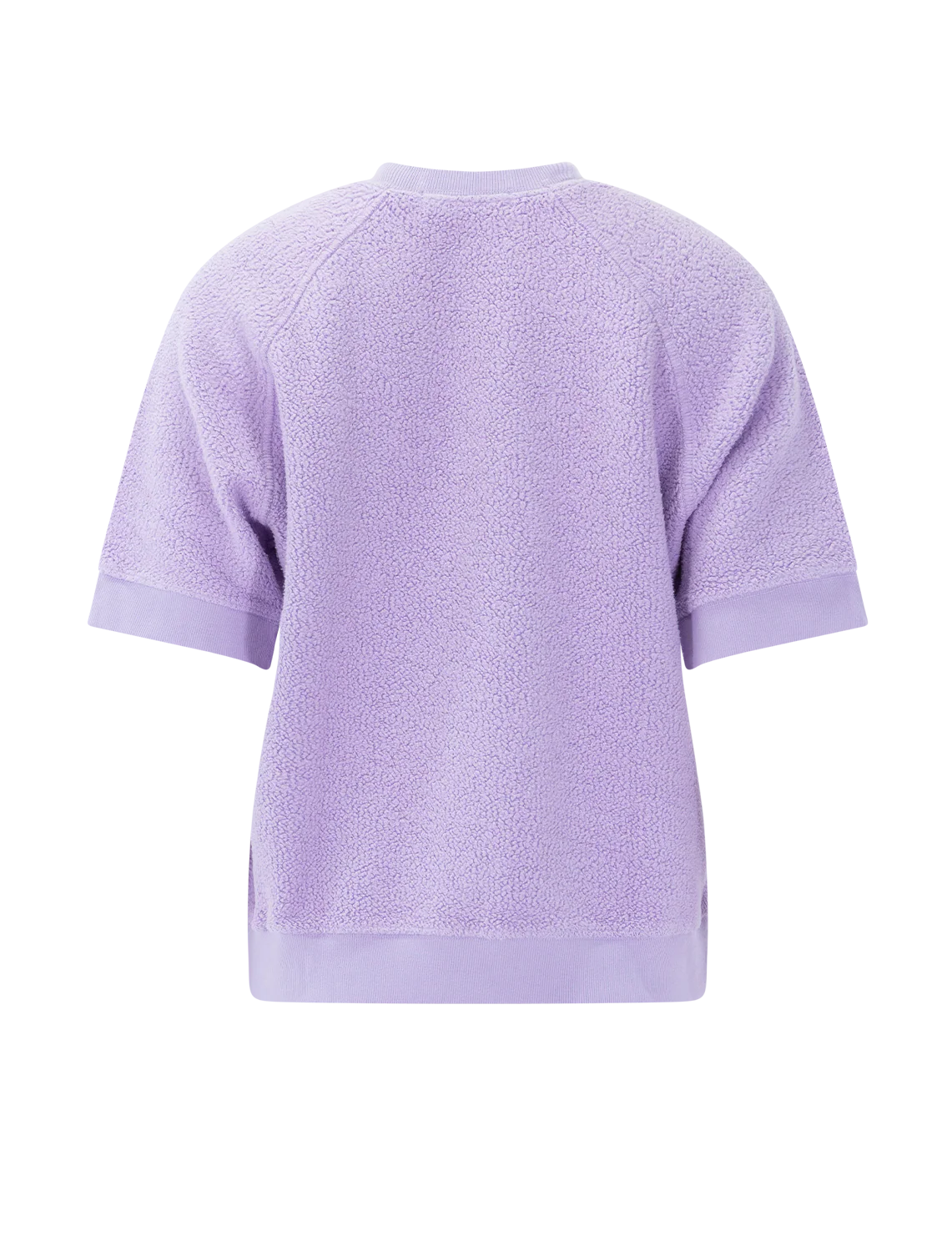kennedy short sleeve fleece sweatshirt in ultraviolet - Image 3