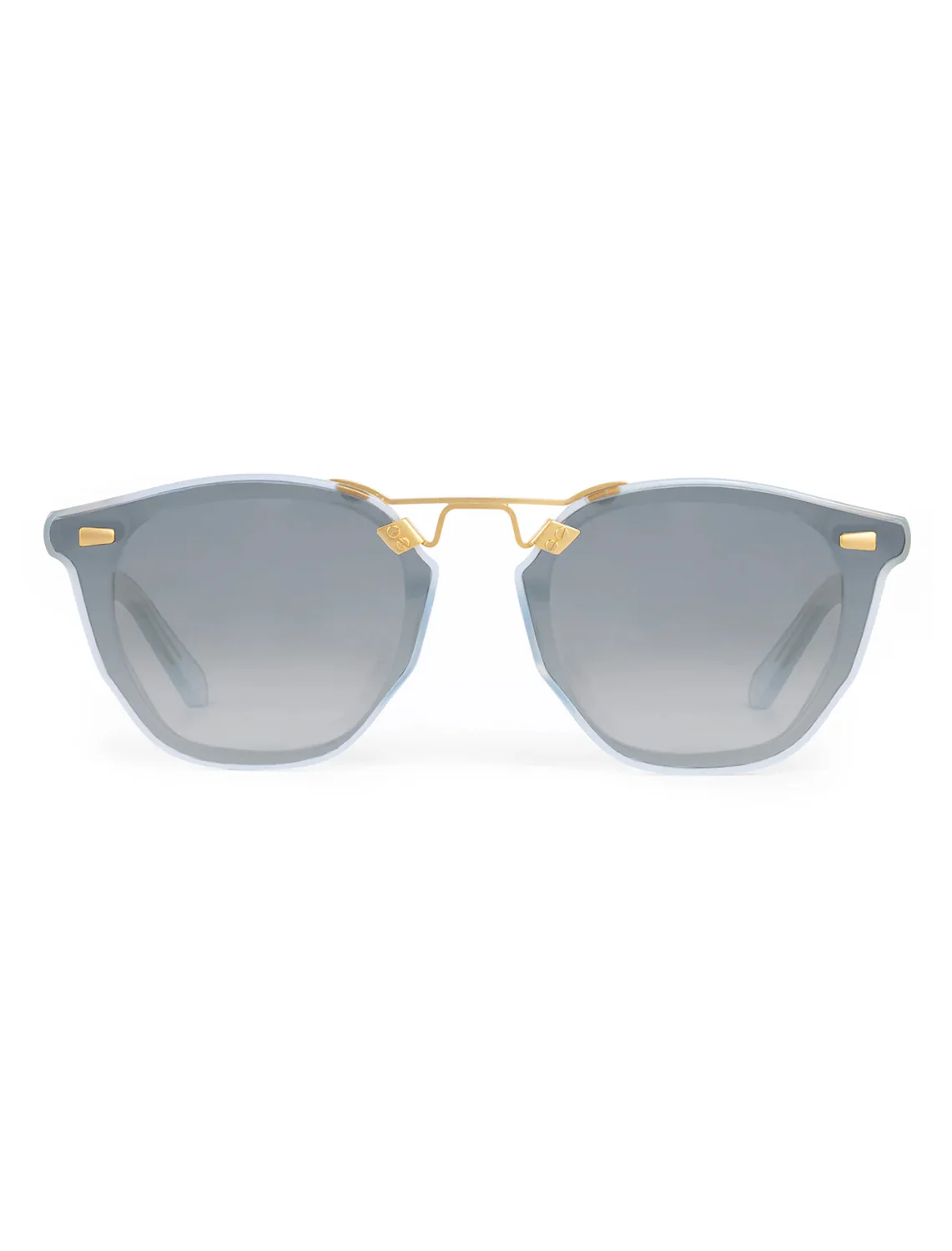beau nylon | powder blue 18k mirrored