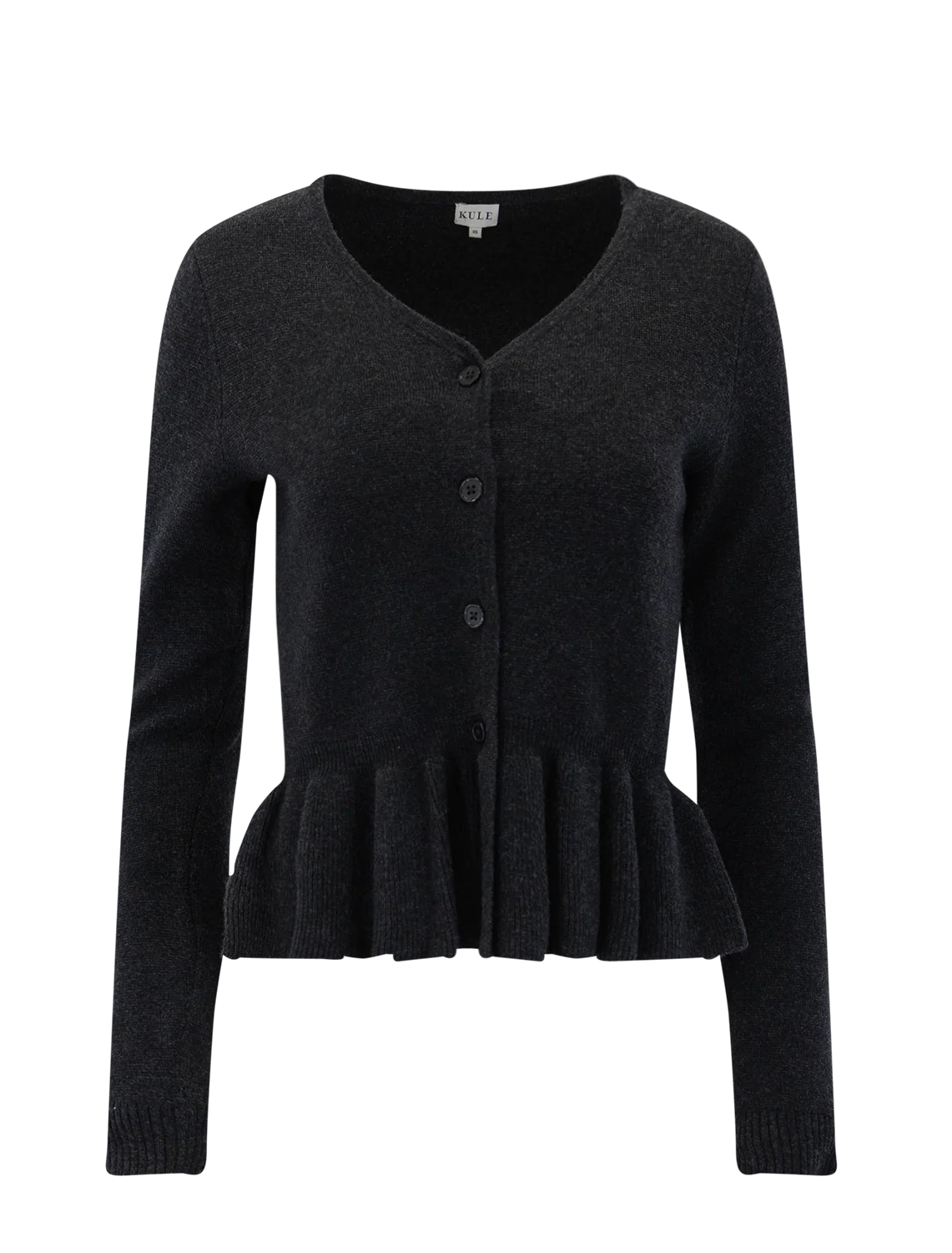 the bee cardigan in black