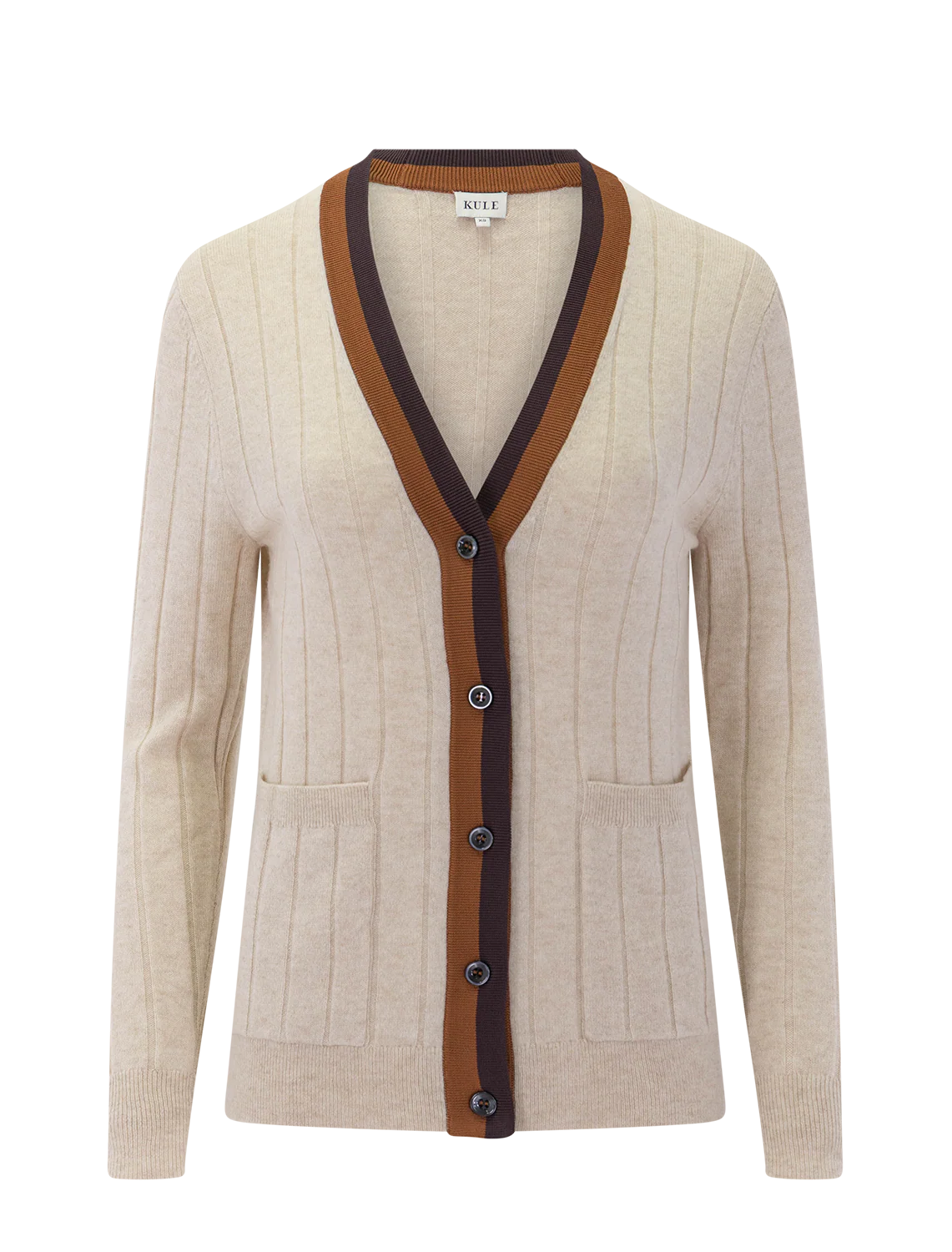 the sinclair cardigan in oatmeal melange