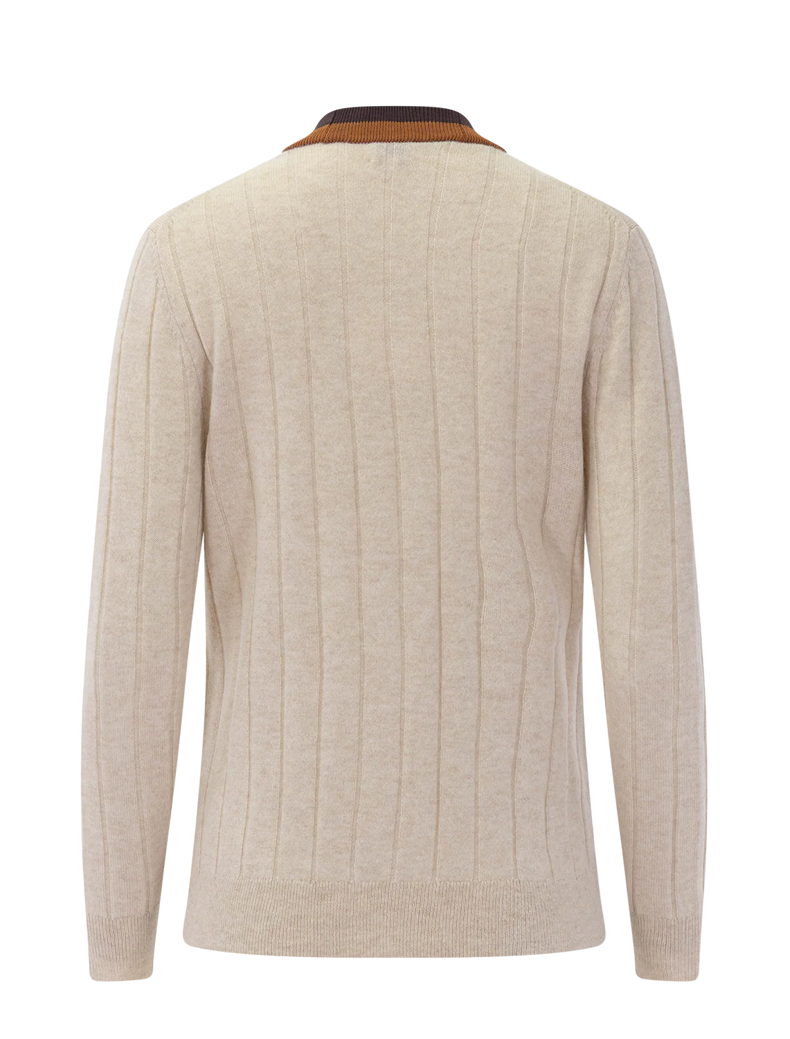 the sinclair cardigan in oatmeal melange - Image 3