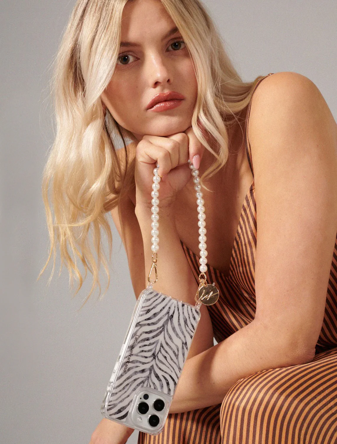 agathe blanc perle strap - Image 2