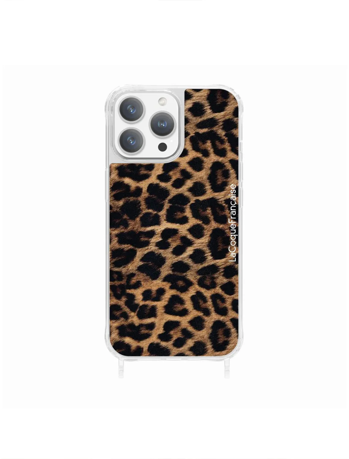 coque iphone 15 pro case - leopard