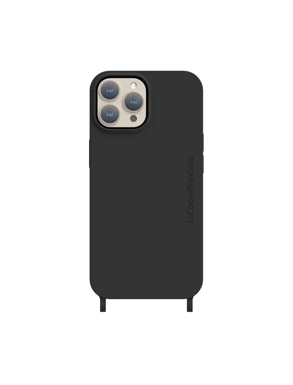 coque iphone 16 pro silicone case in noir