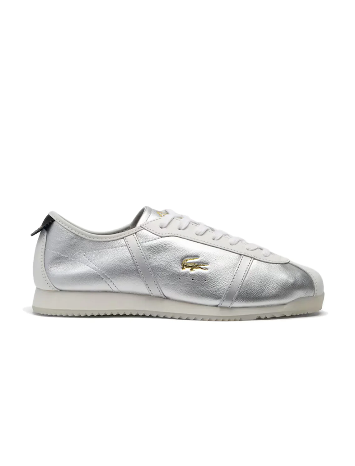 club low sneaker in white and silver - Image 3