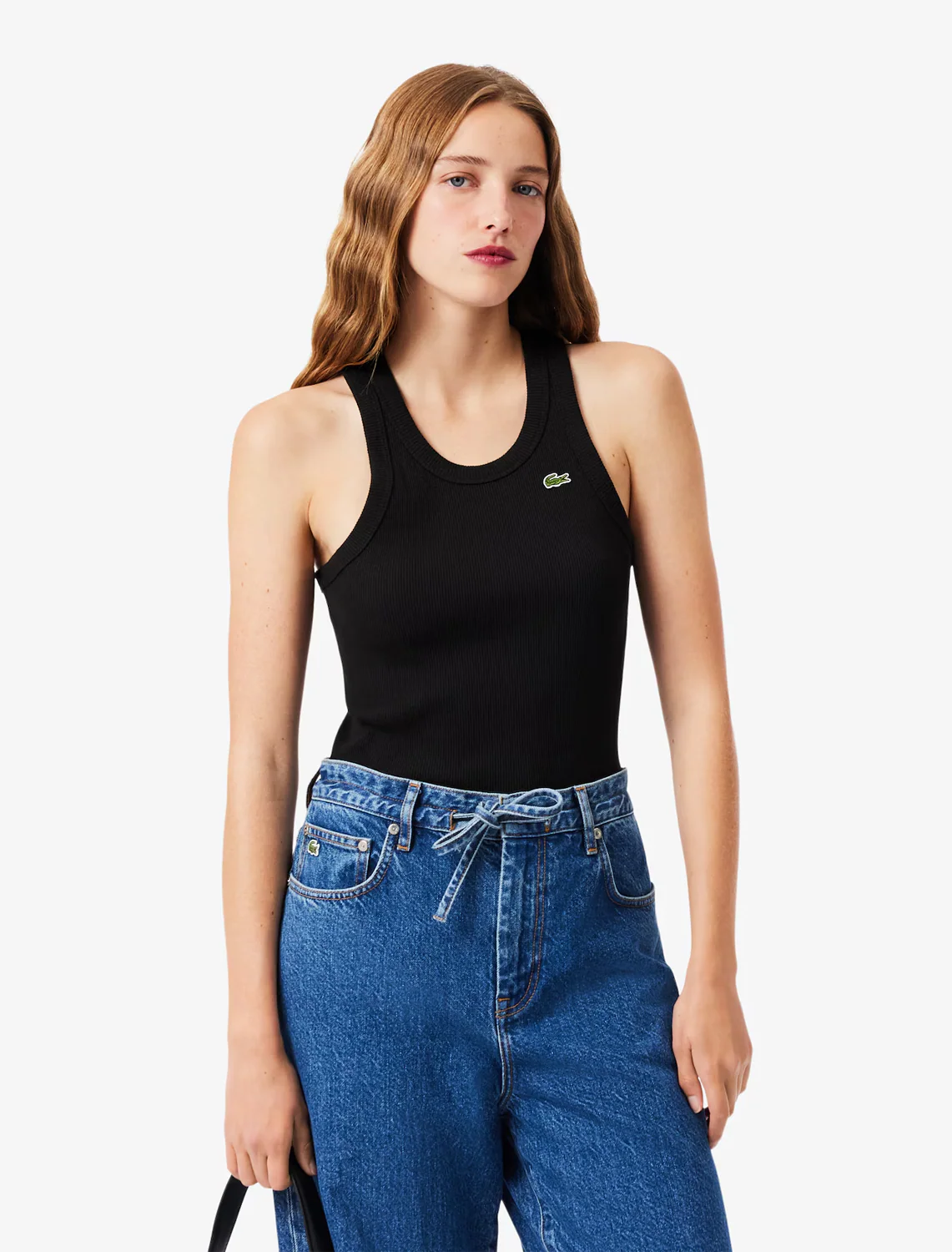 rib tank in black - Image 2