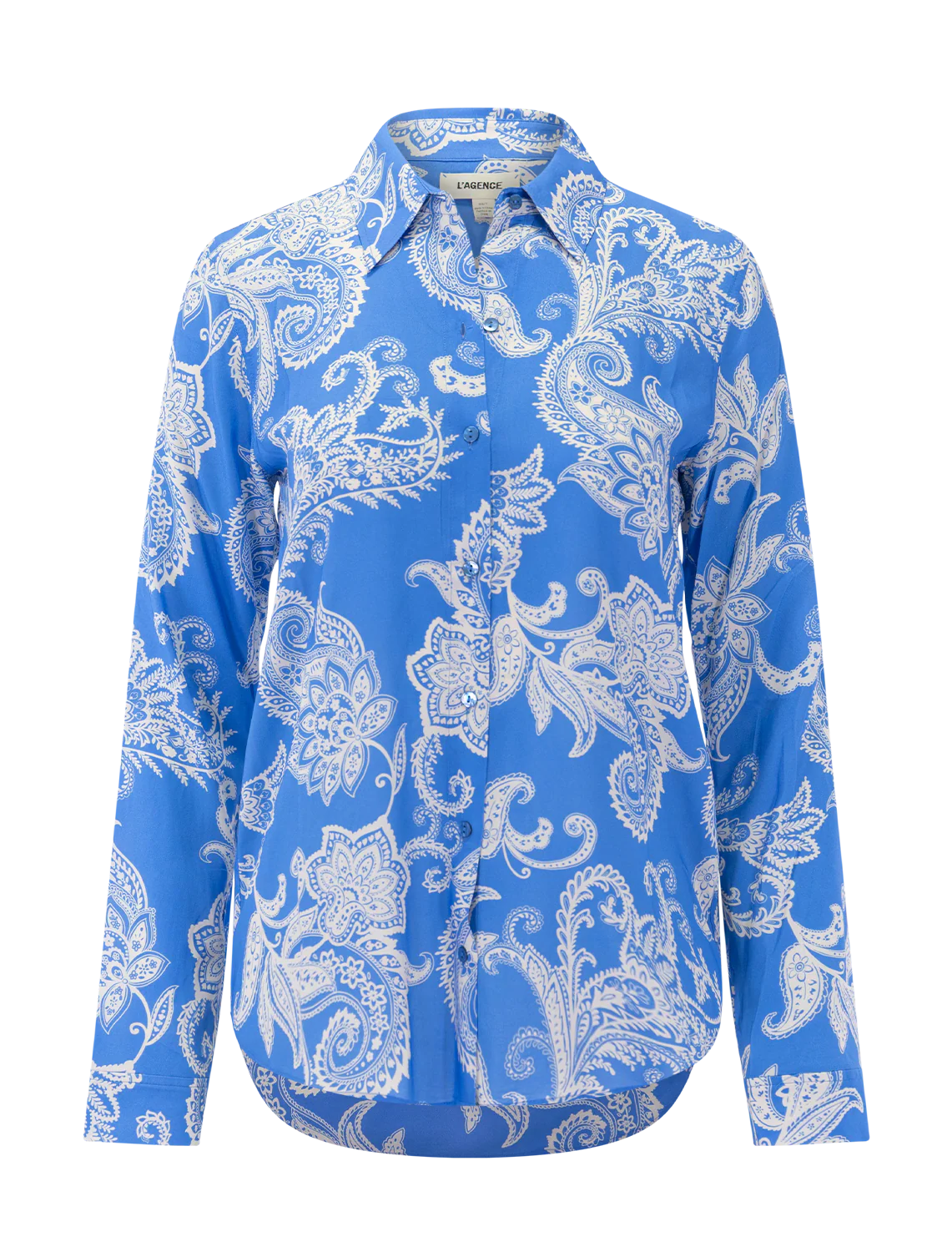 holly in regatta blue and ivory paisley - Image 3