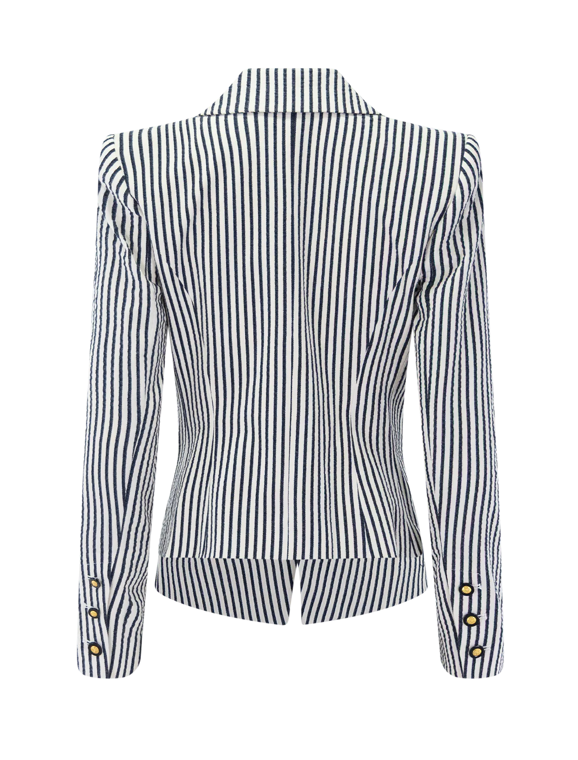 misa blazer in ivory and midnight stripe - Image 3