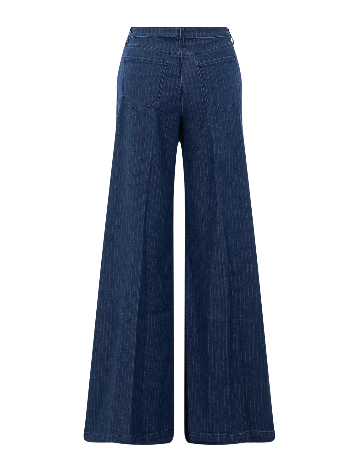 quincy high rise wide leg in ebony stripe - Image 3
