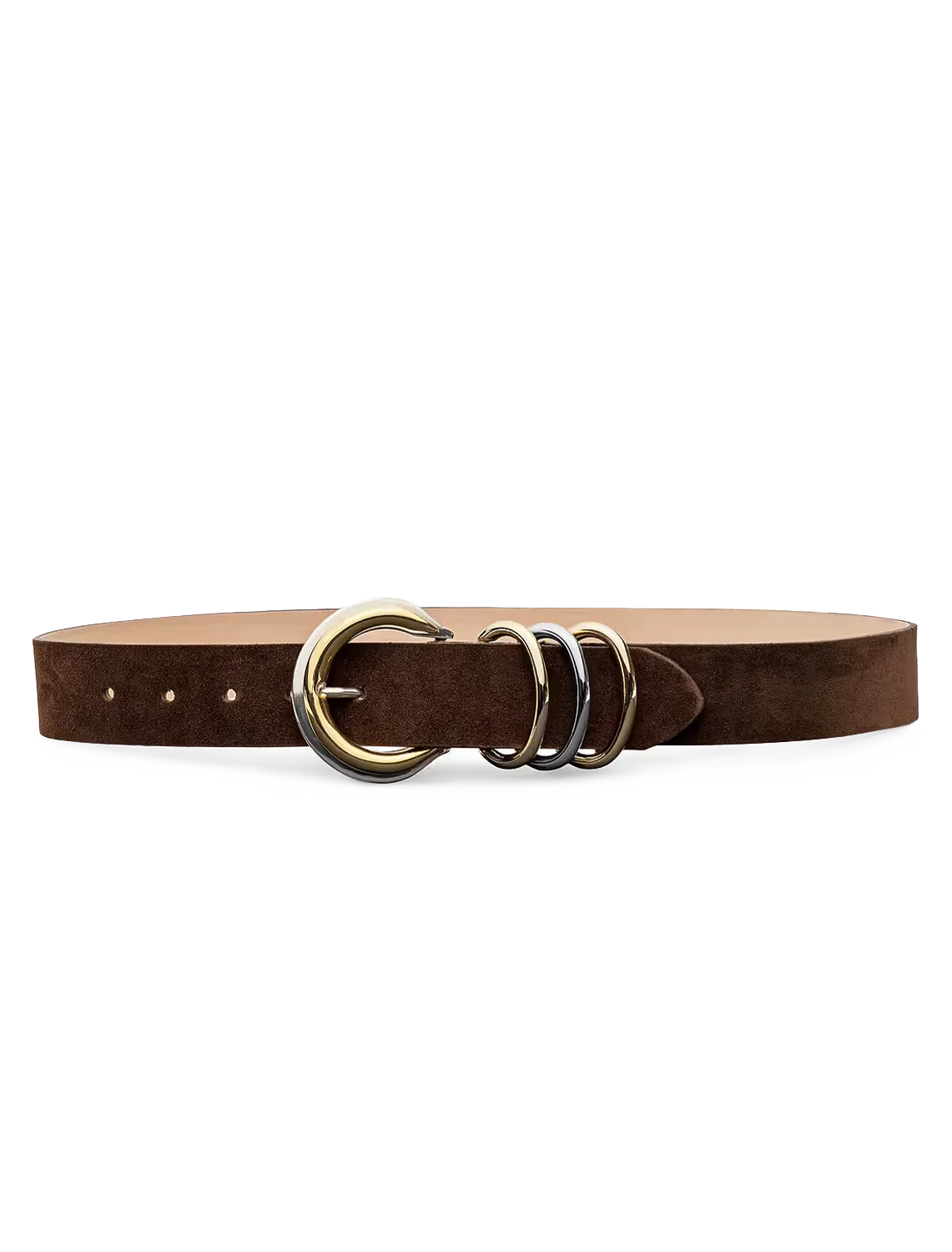tobar leather belt in chocolate - Image 3
