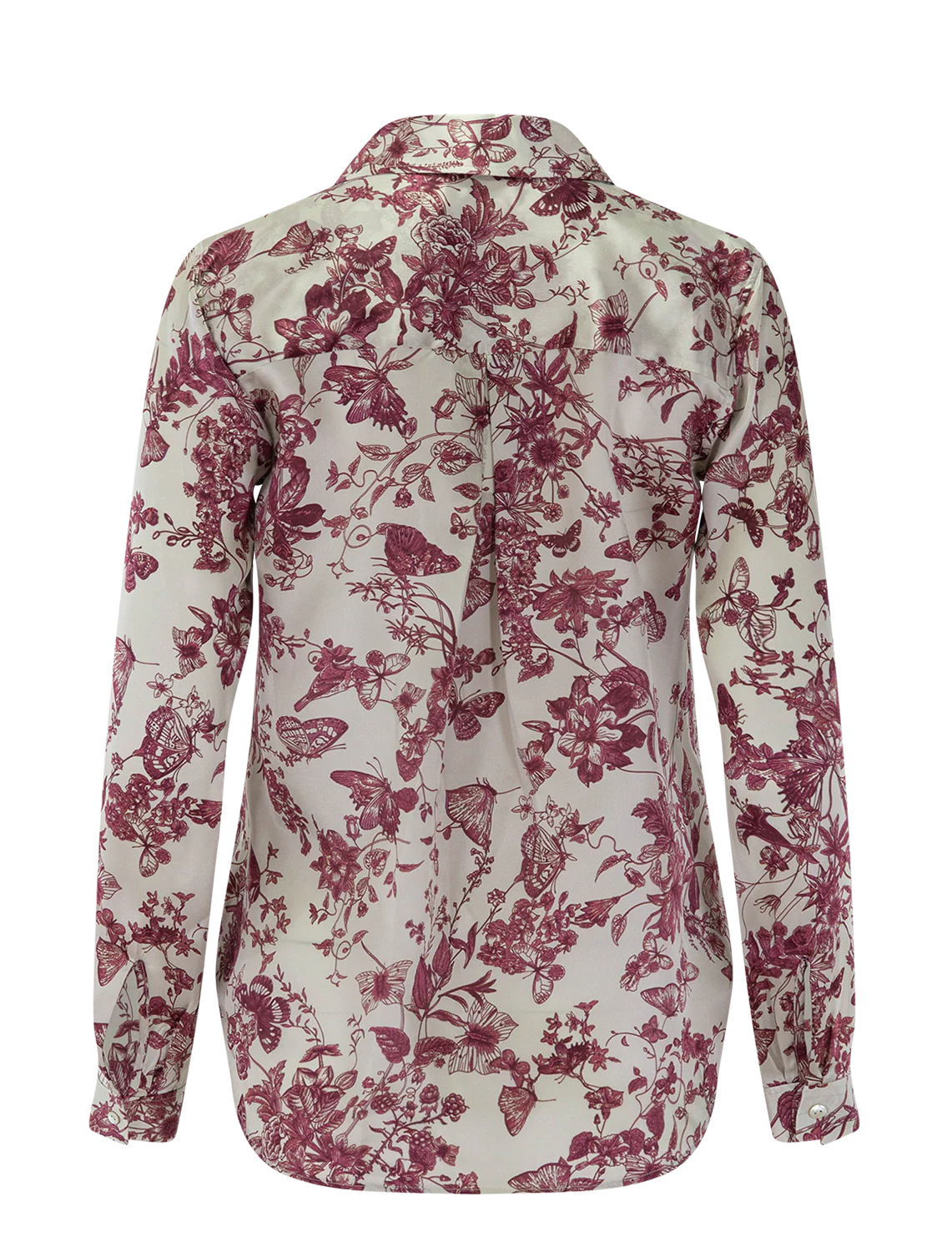 tyler silk blouse in butterfly toile - Image 3