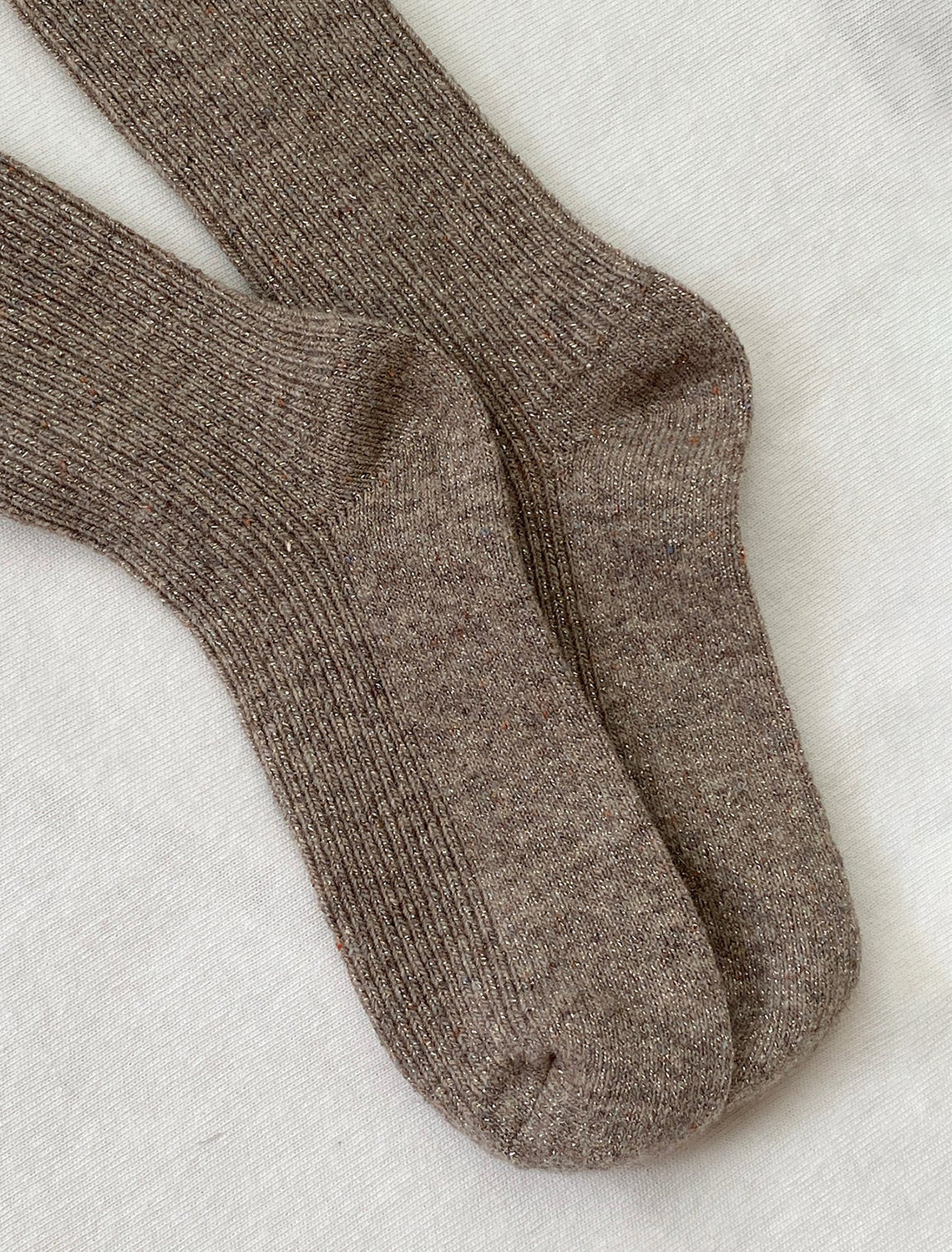 winter sparkle socks in nutmeg - Image 3