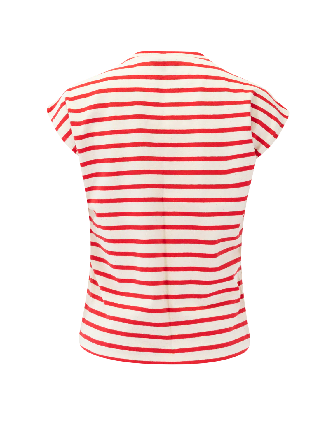 theoxane mariniere tee in red stripe - Image 2