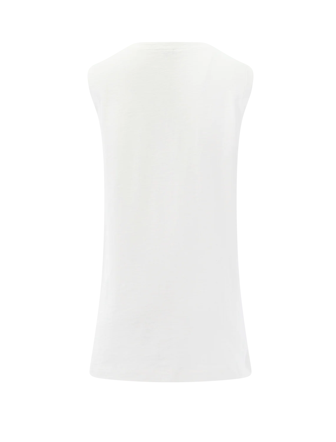 snap shoulder boatneck dress in ecru - Image 3