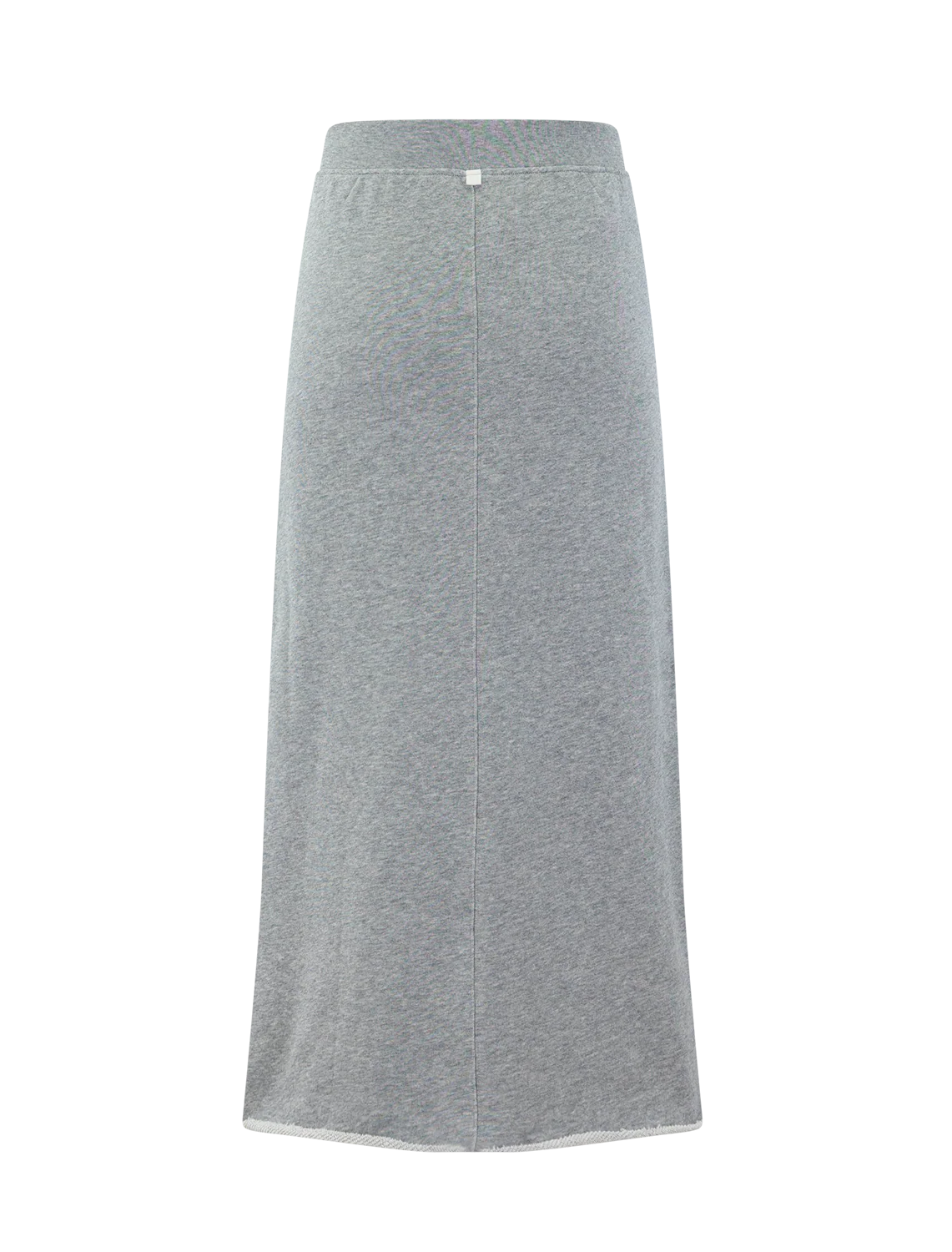 terry skirt in heather grey - Image 3