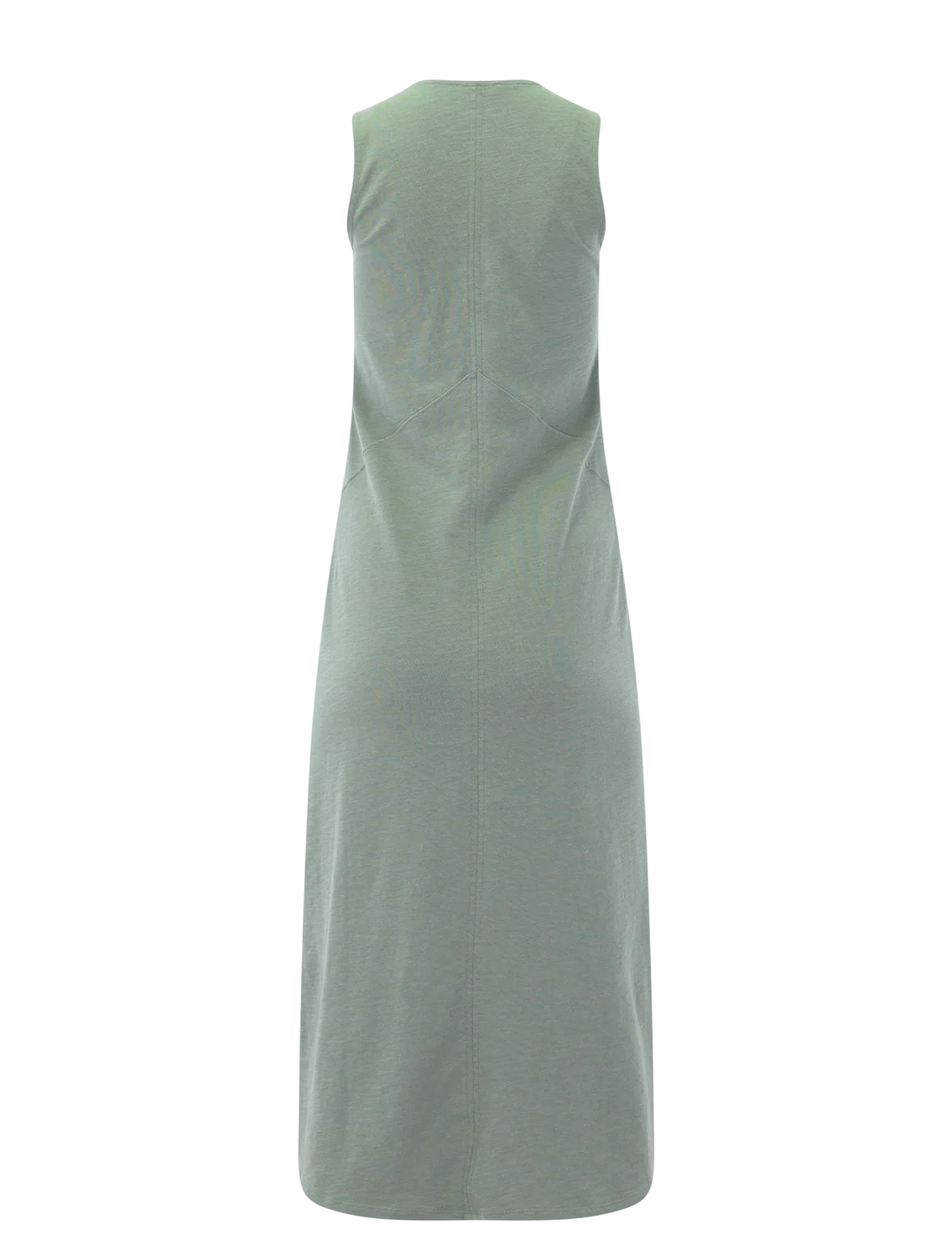 v neck maxi dress in sage - Image 3