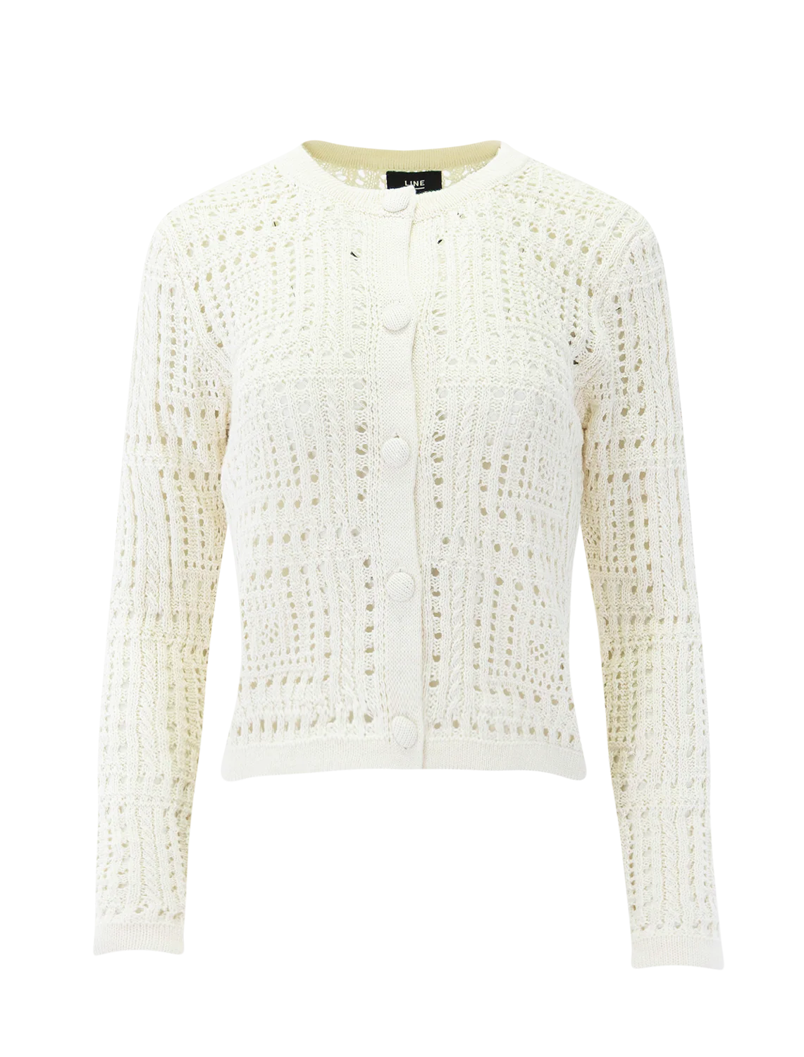 melrose cardi in gardenia