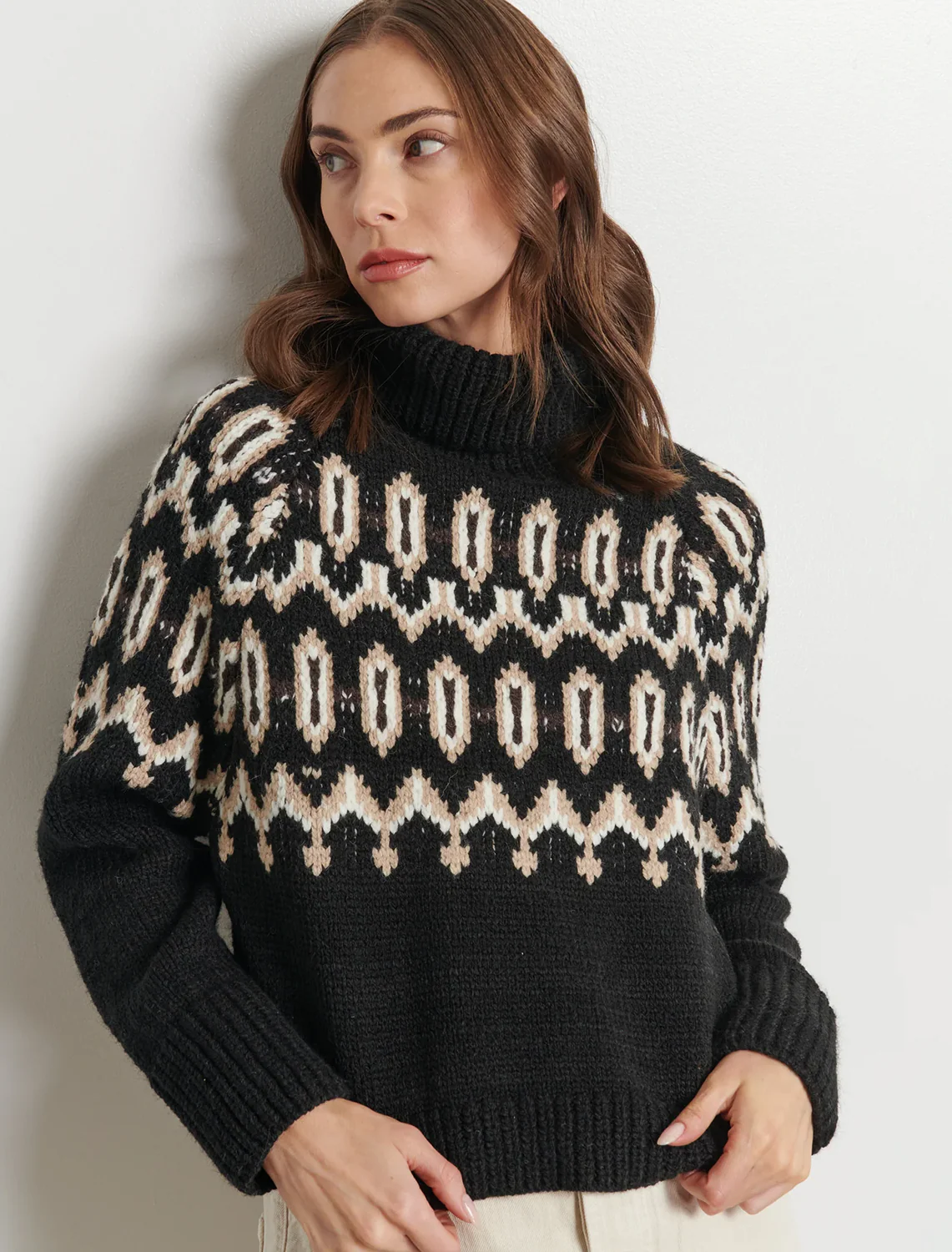 ruthie sweater in black diamond - Image 2