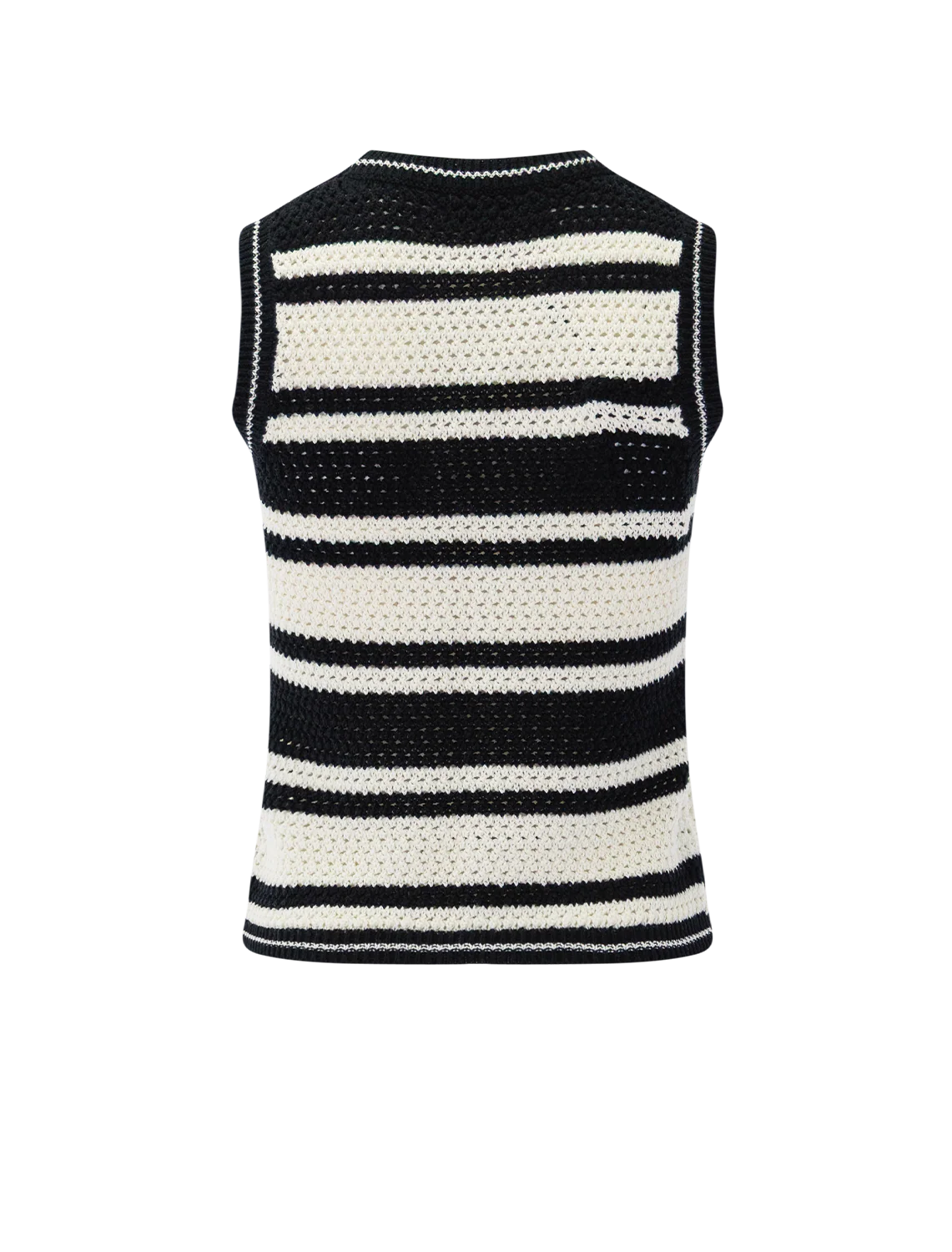 scottie crochet tank in dune stripe - Image 3