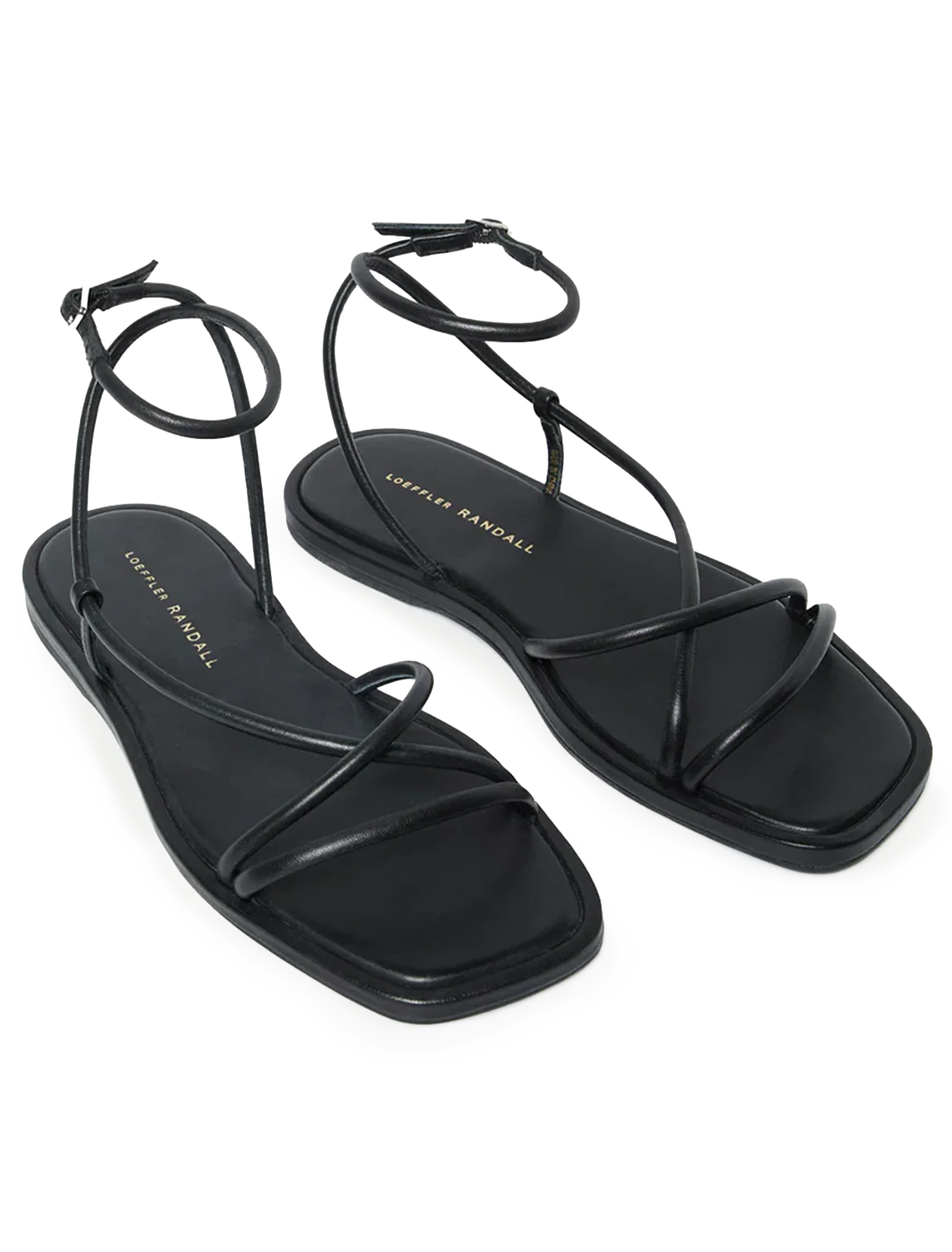 noor sandals in black - Image 4