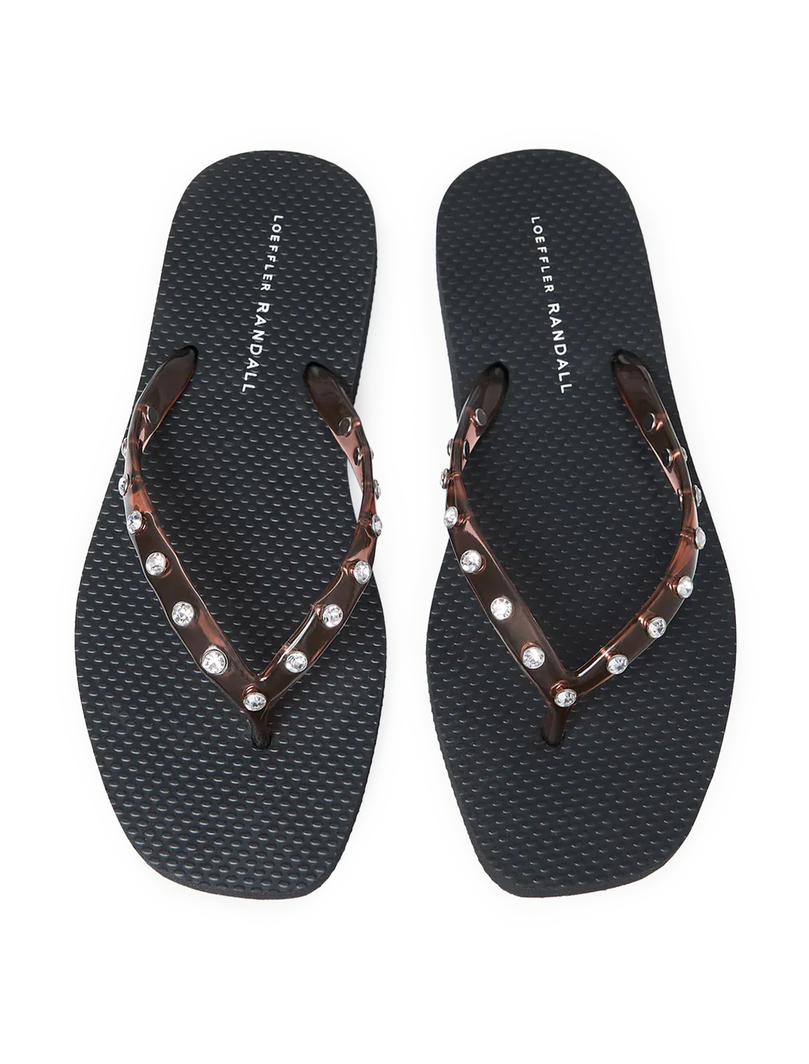 taryn jelly flip flops with rhinestones - Image 4