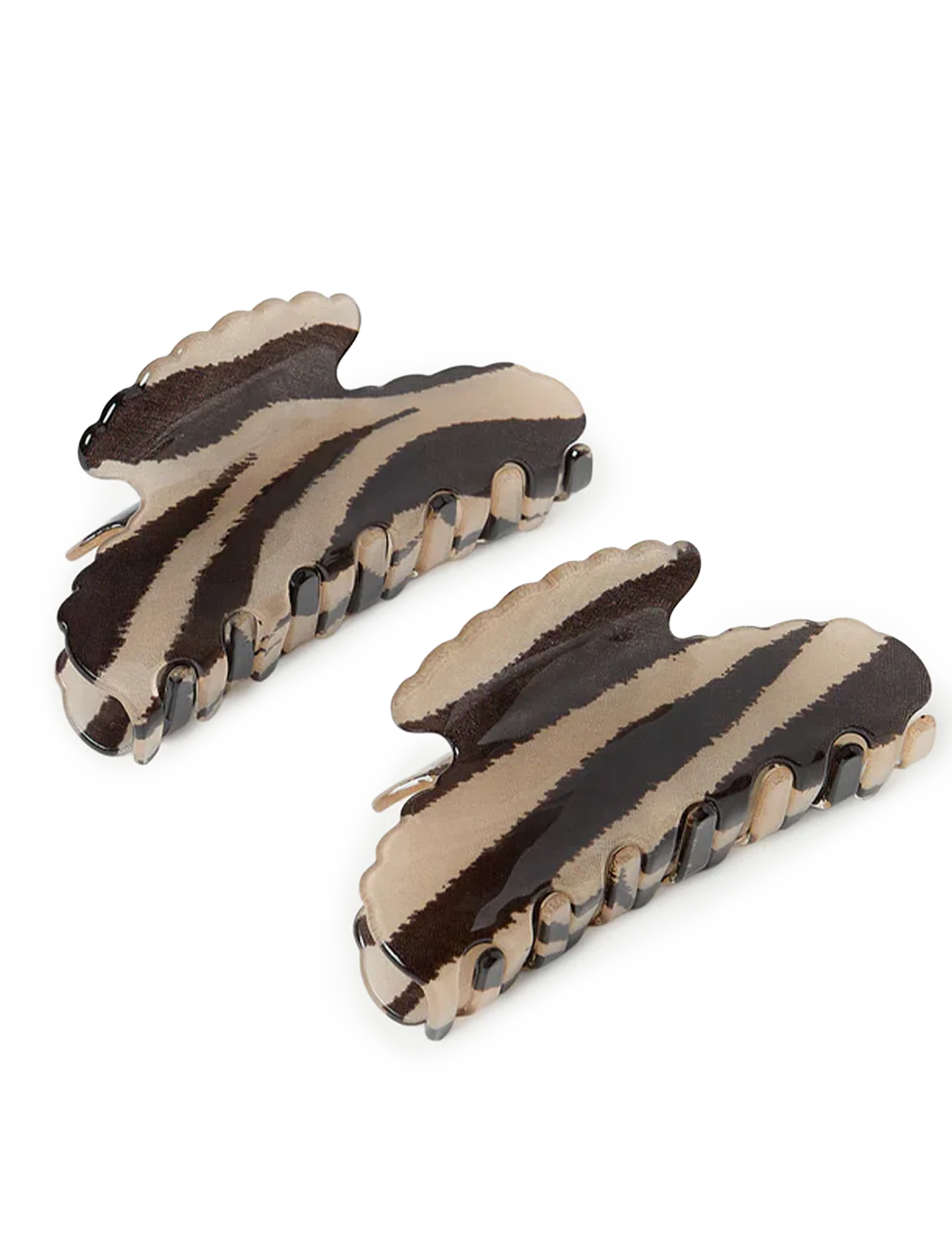 zebra hair clip set - Image 3