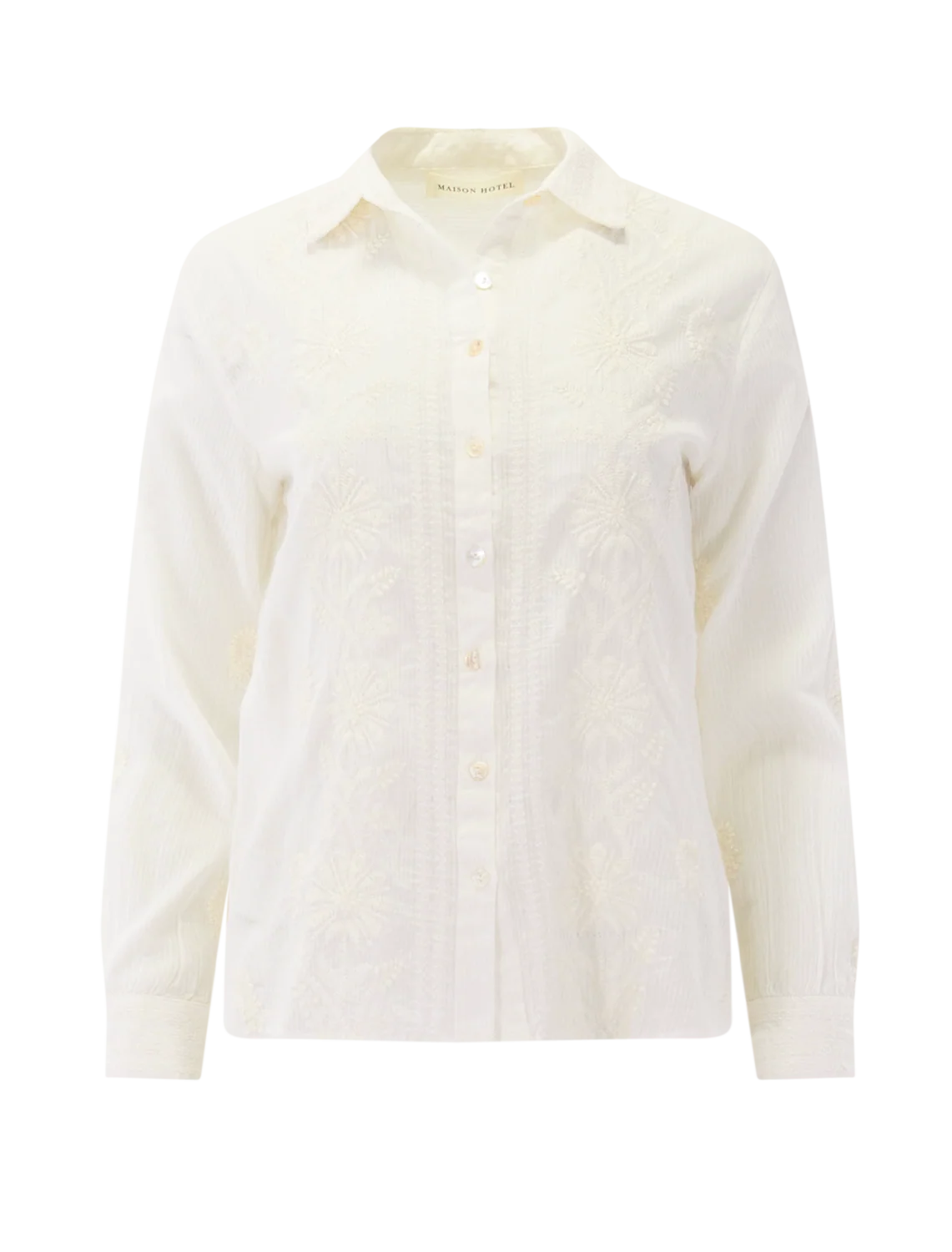 dalia ringo top in off white