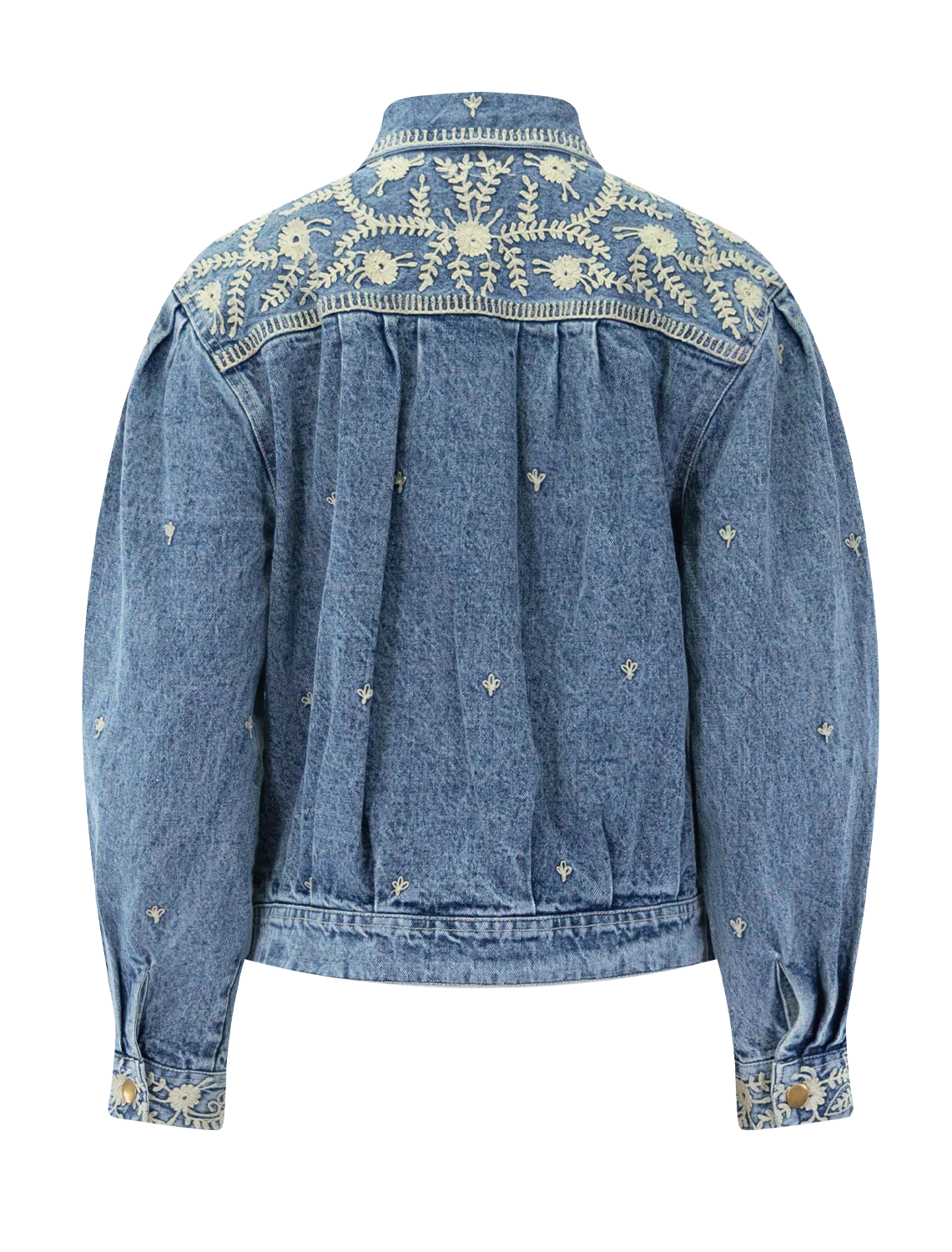 loretta embroidered jacket in blue haze - Image 3