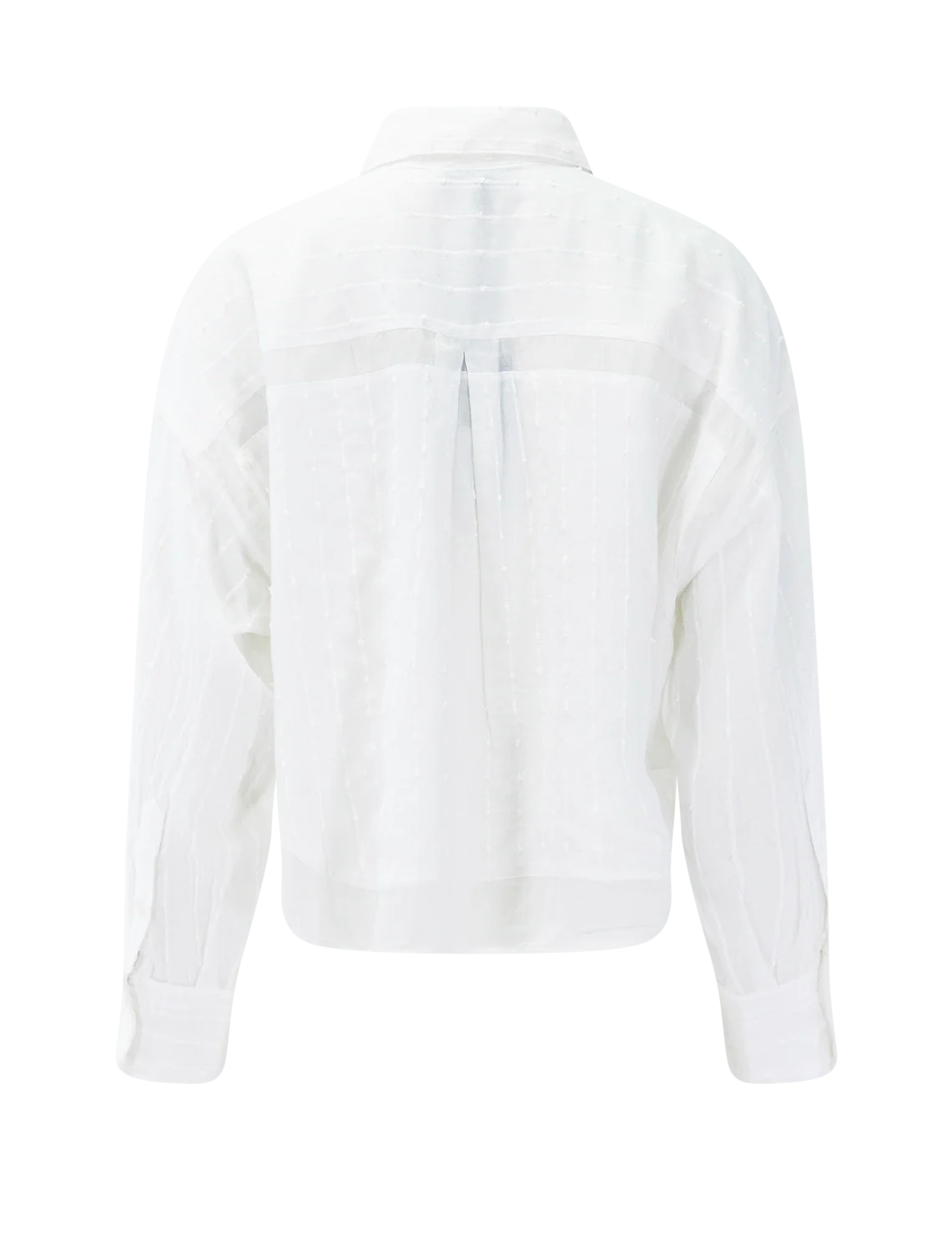 marin long combo shirt in white - Image 3